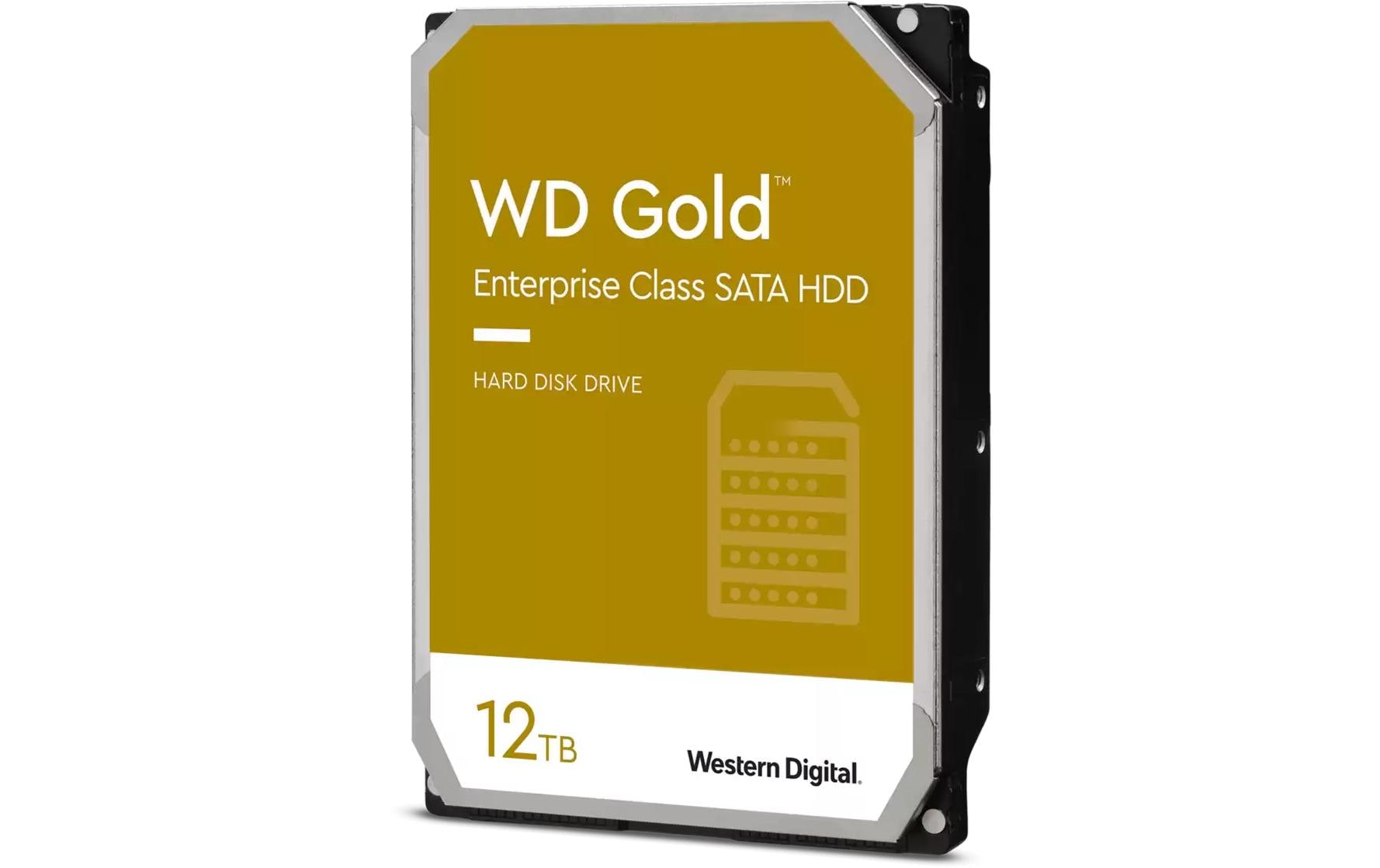 Western Digital Harddisk WD Gold 12 TB 3.5
