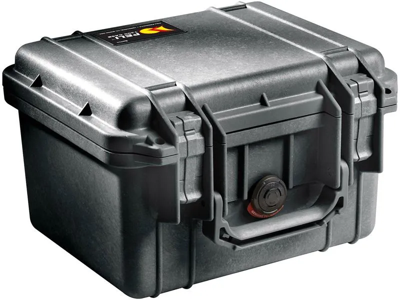 Peli Schutzkoffer 1300 mit Schaumstoffeinlage, Schwarz Peli Schutzkoffer 1300 mit Schaumstoffeinlage, Schwarz