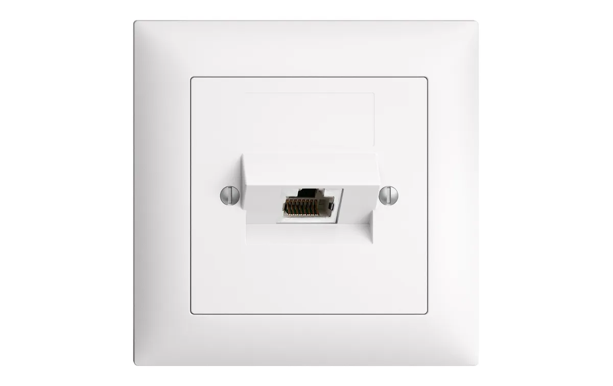 Feller EDIZIOdue Netzwerkdose UP 1x RJ45 Feller EDIZIOdue Netzwerkdose UP 1x RJ45