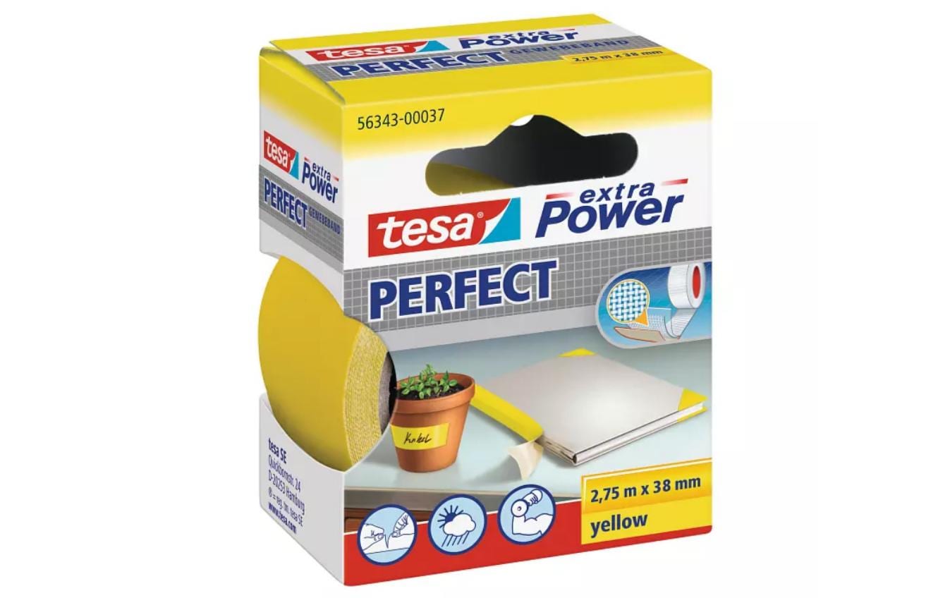 tesa Gewebeband Extra Power Perfect 2.75 m x 38 mm