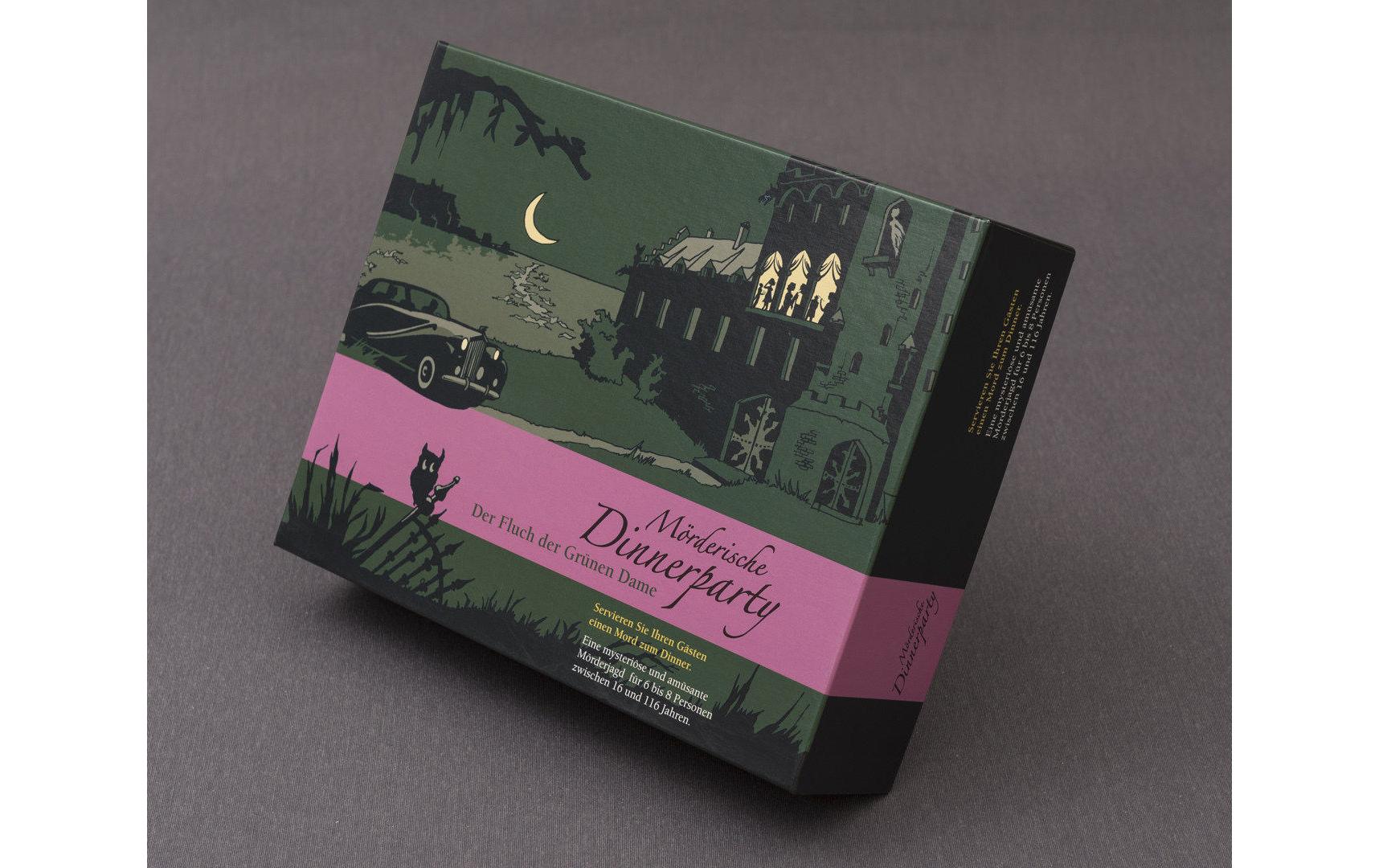 Blaubart Verlag Partyspiel Mörderische Dinnerparty: Fluch der Grünen Dame