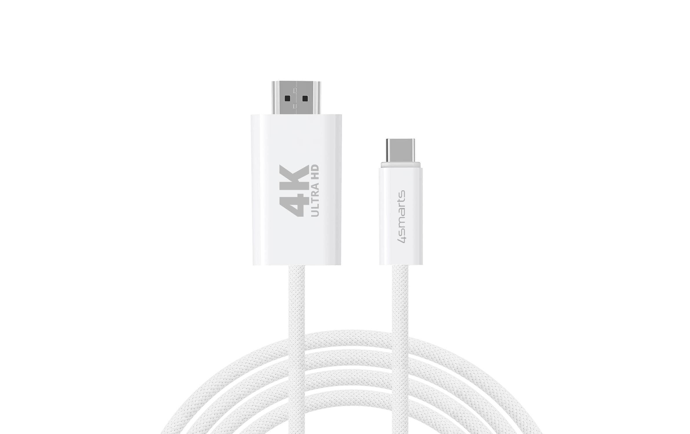 4smarts Kabel 4K 60Hz USB Type-C - HDMI, 2 m