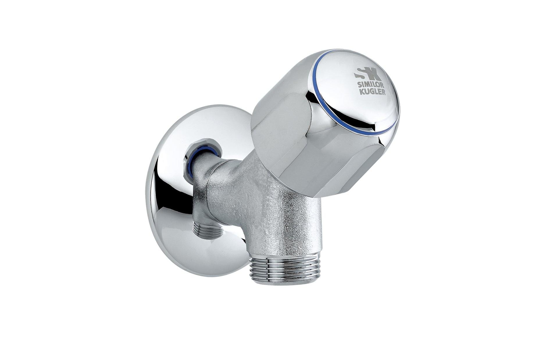 Laufen Waschmaschinenventil Silor Messing verchromt