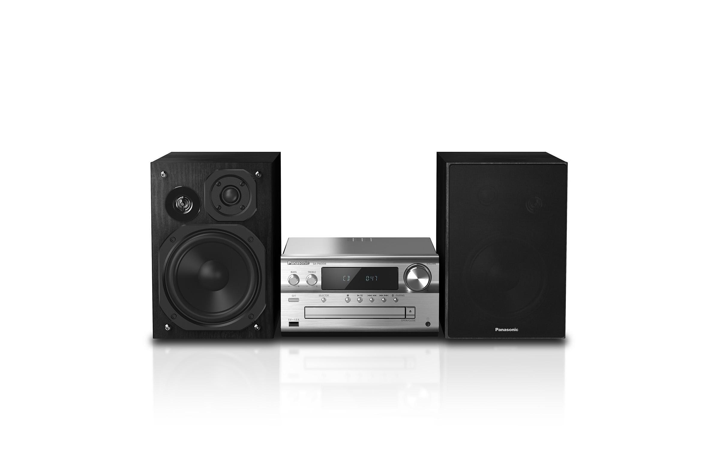 Panasonic Micro-HiFi Anlage SC-PMX94 Silber Panasonic Micro-HiFi Anlage SC-PMX94 Silber