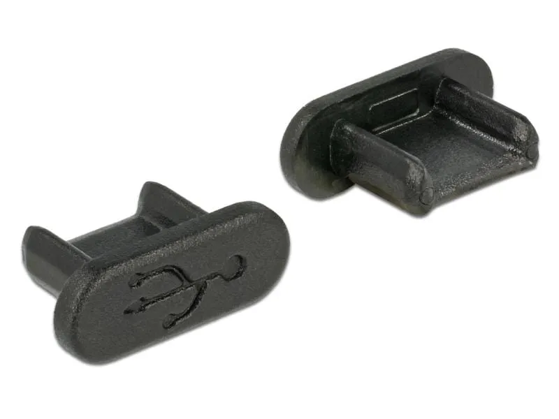Delock Blindstecker/Staubschutz USB-MicroB 10 Stück Schwarz Delock Blindstecker/Staubschutz USB-MicroB 10 Stück Schwarz