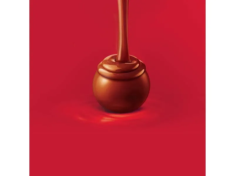 Lindt Schokoladen-Pralinen Lindor Kugeln Milch Herz 62 g