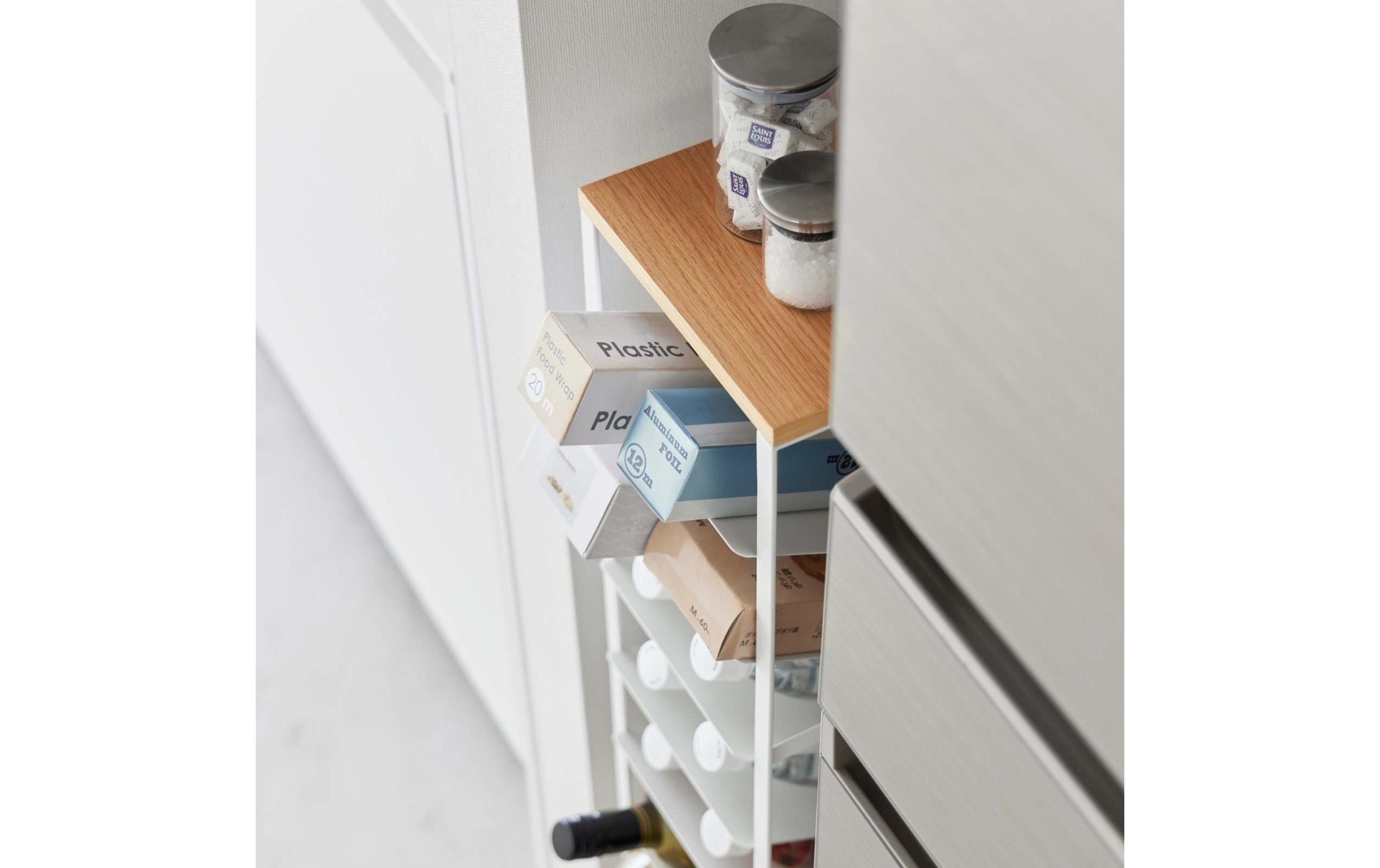 Yamazaki Flaschenregal Tower Weiss