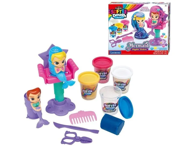 Cra-Z-Art Knetspiel Softee Dough Meerjungfrau Friseursalon Cra-Z-Art Knetspiel Softee Dough Meerjungfrau Friseursalon