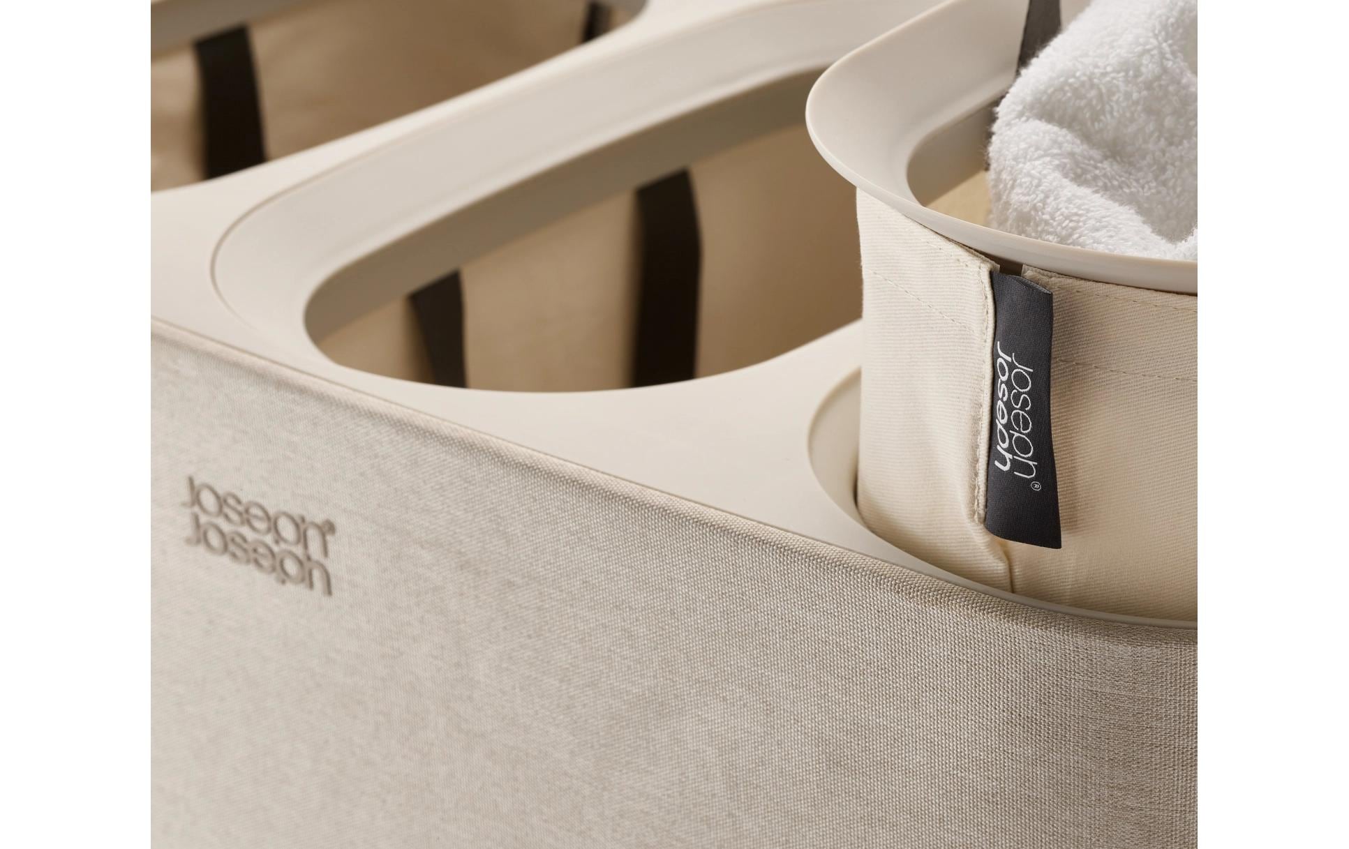 Joseph Joseph Wäschesammler Tota Trio 90 L, 3x 30 L, Ecru