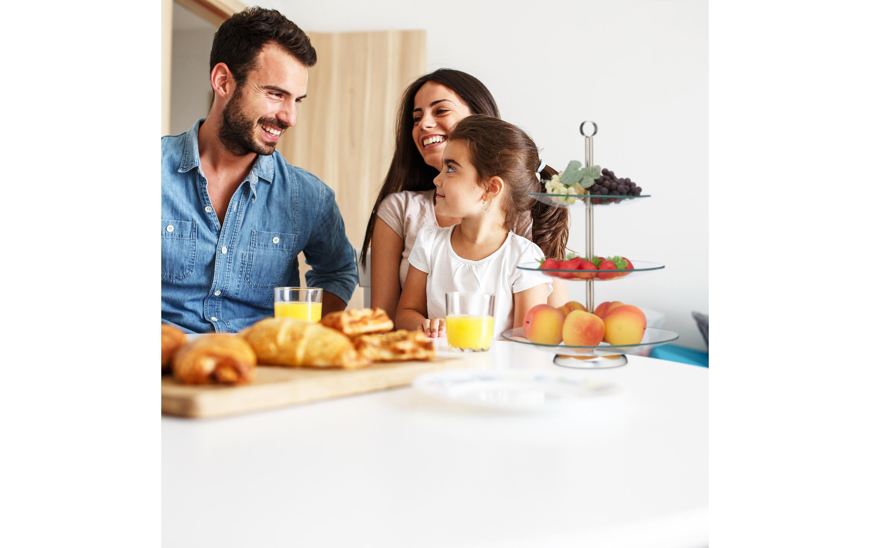 relaxdays Etagere rund, 3-stufig, Silber/Transparent