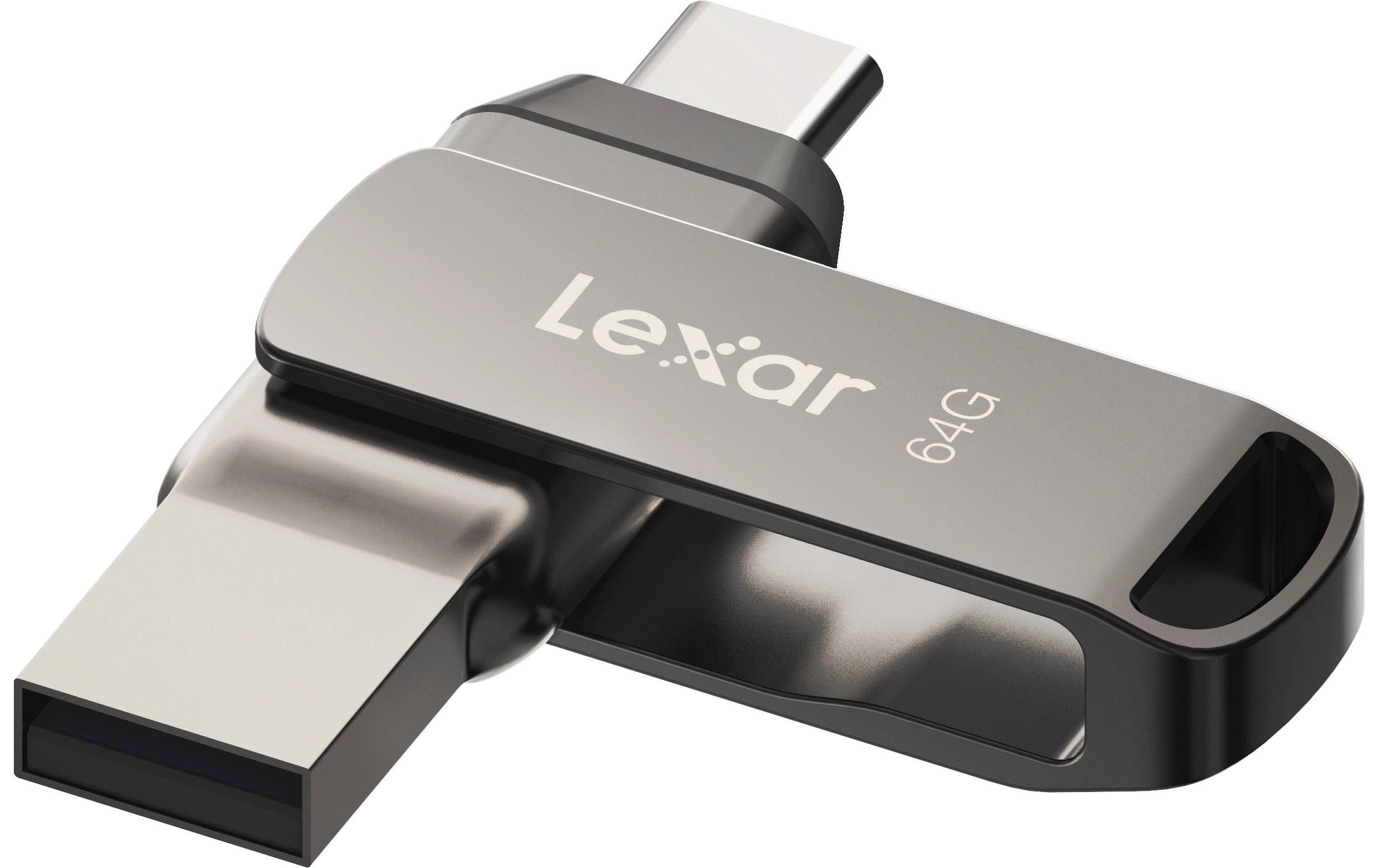 Lexar USB-Stick JumpDrive Dual Drive D400 64 GB