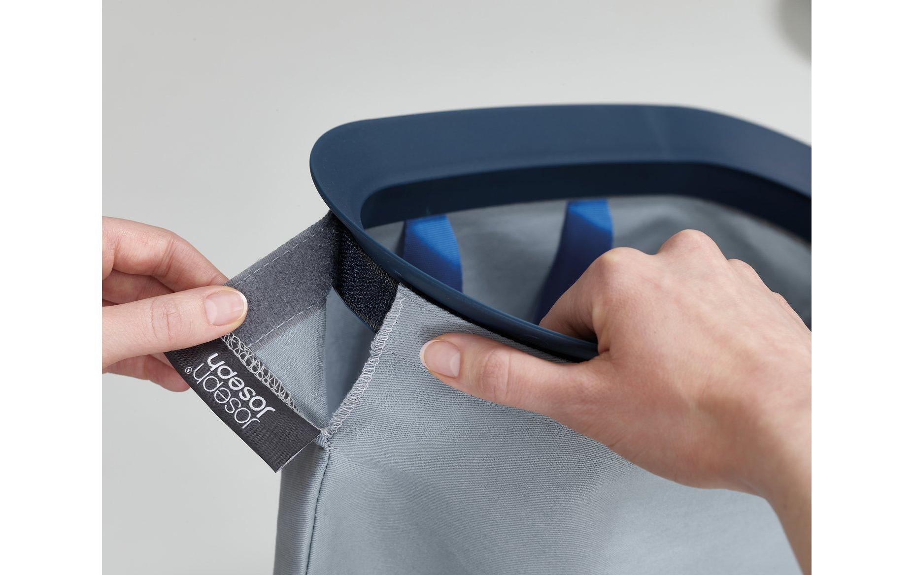 Joseph Joseph Wäschesammler Tota 90 L, 2x 45 L, Schwarz