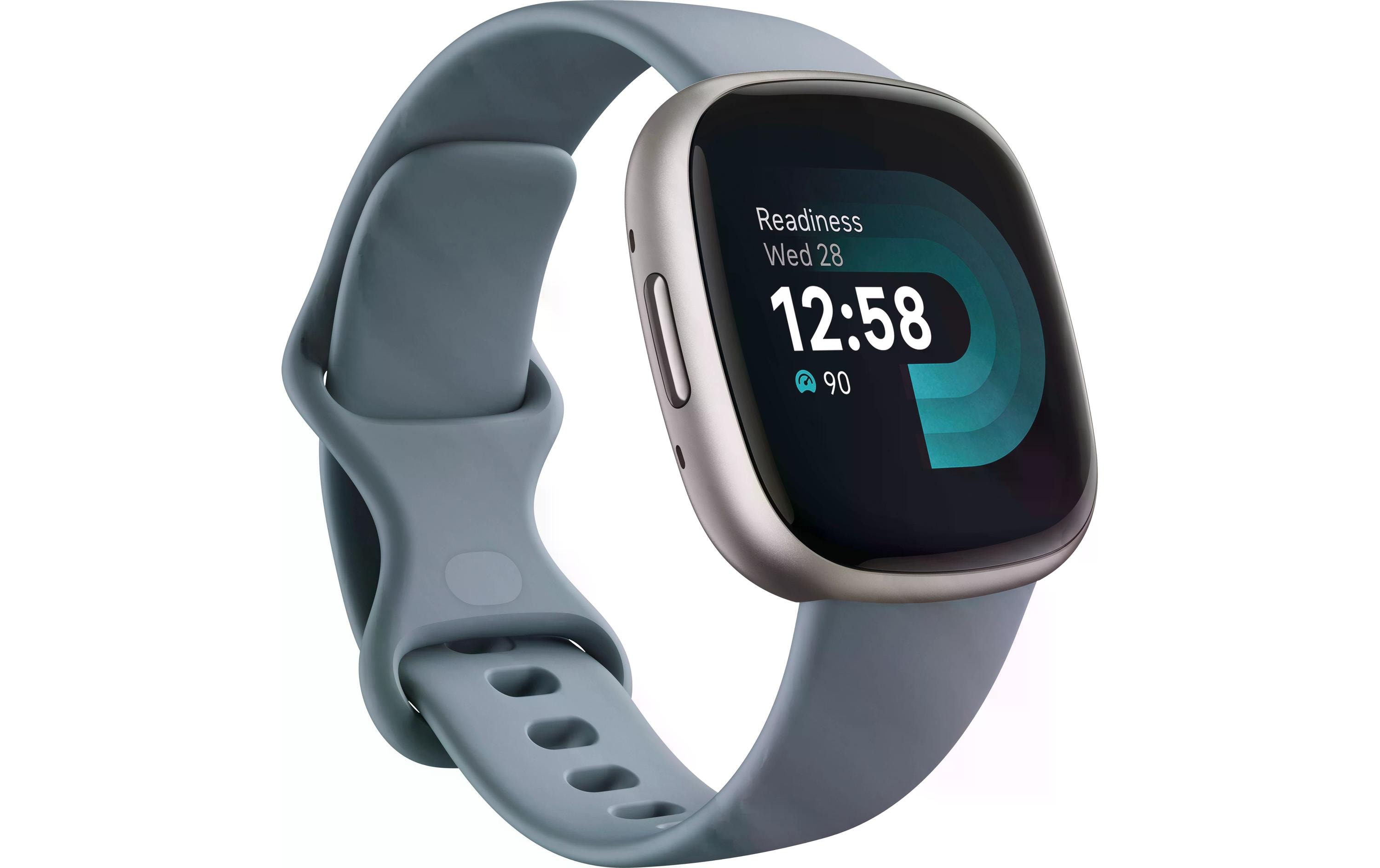 Fitbit GPS-Sportuhr Versa 4 Smartwatch Dunkelblau/Silber Fitbit GPS-Sportuhr Versa 4 Smartwatch Dunkelblau/Silber
