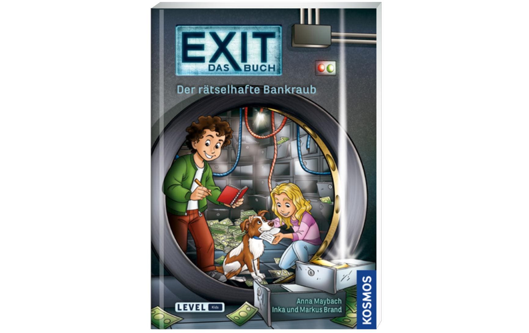 Kosmos Kinderspiel EXIT Kids: Das Buch – Rätselhafte Bankraub