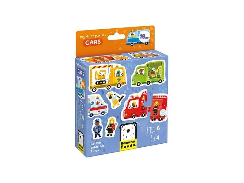Banana Panda Puzzle My First Cars Pappe Banana Panda Puzzle My First Cars Pappe