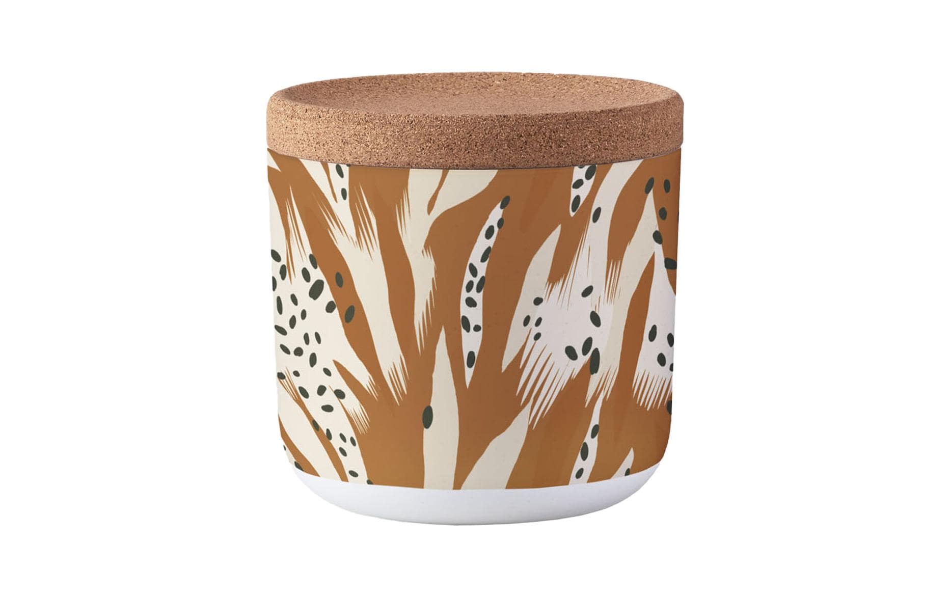 BioLoco Vorratsdose Jungle S, 0.57 l, Beige/Braun