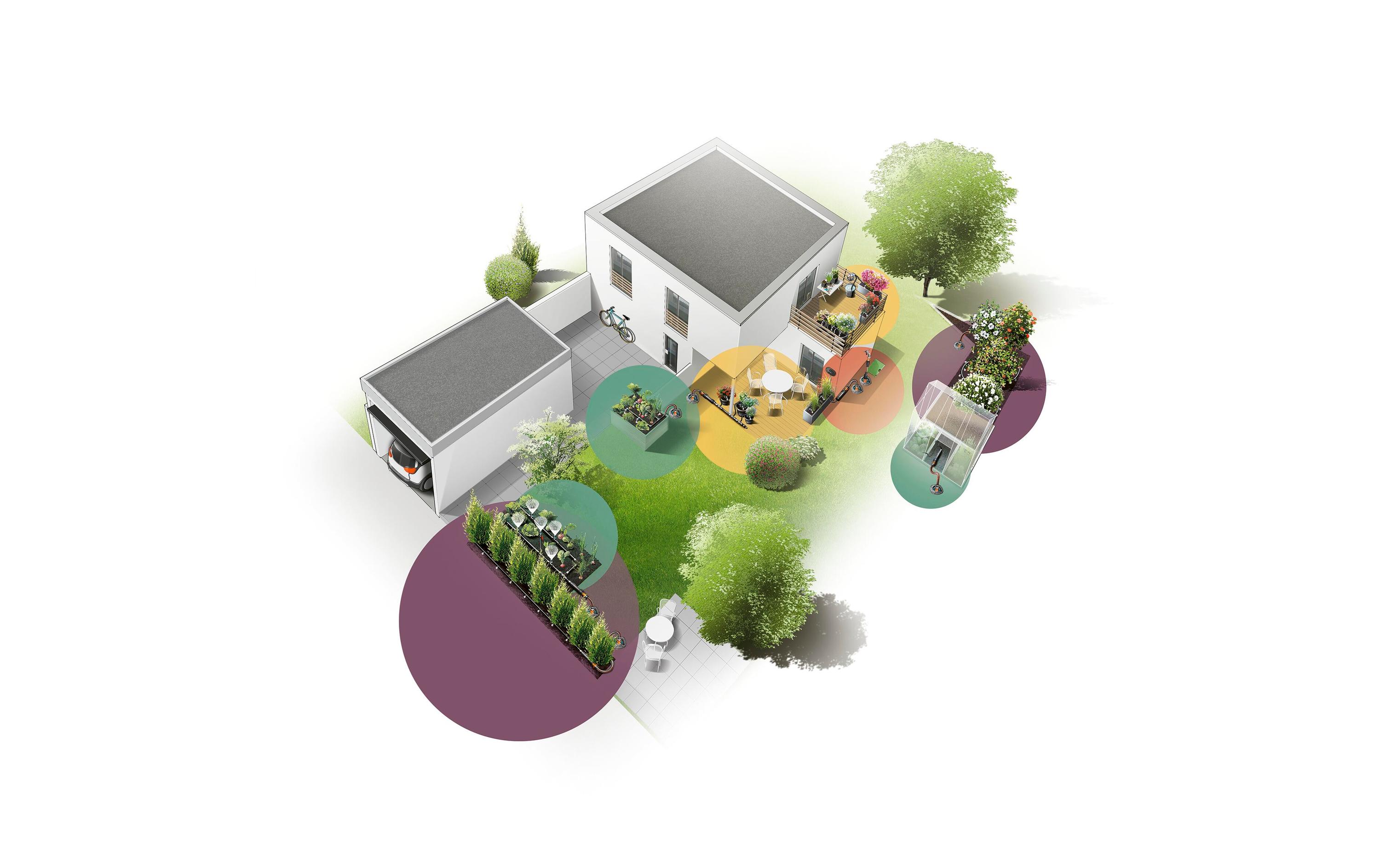 GARDENA Start-Set Tropfbewässerung für Balkone Micro-Drip-System