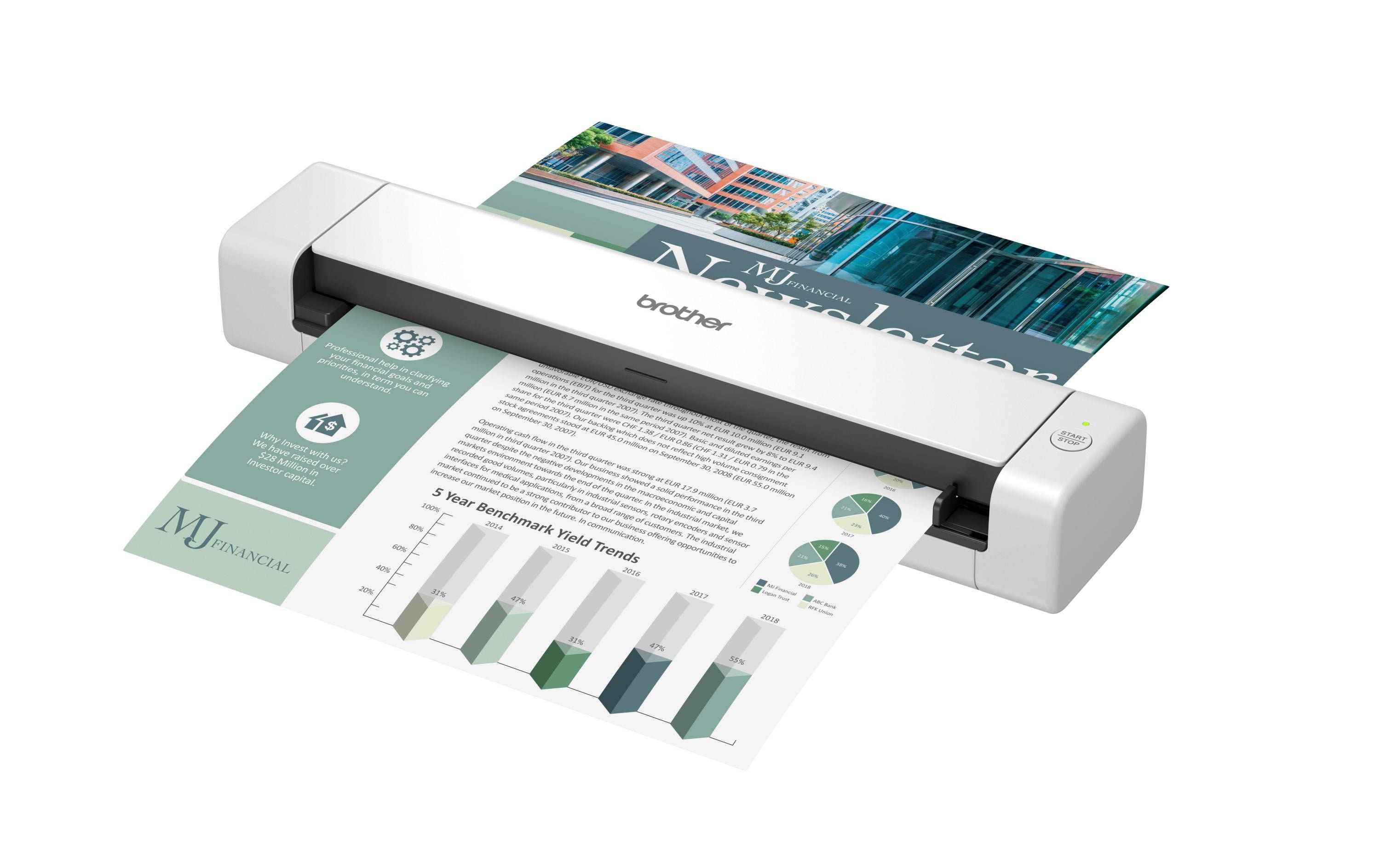 Brother Mobiler Dokumentenscanner DS-740D