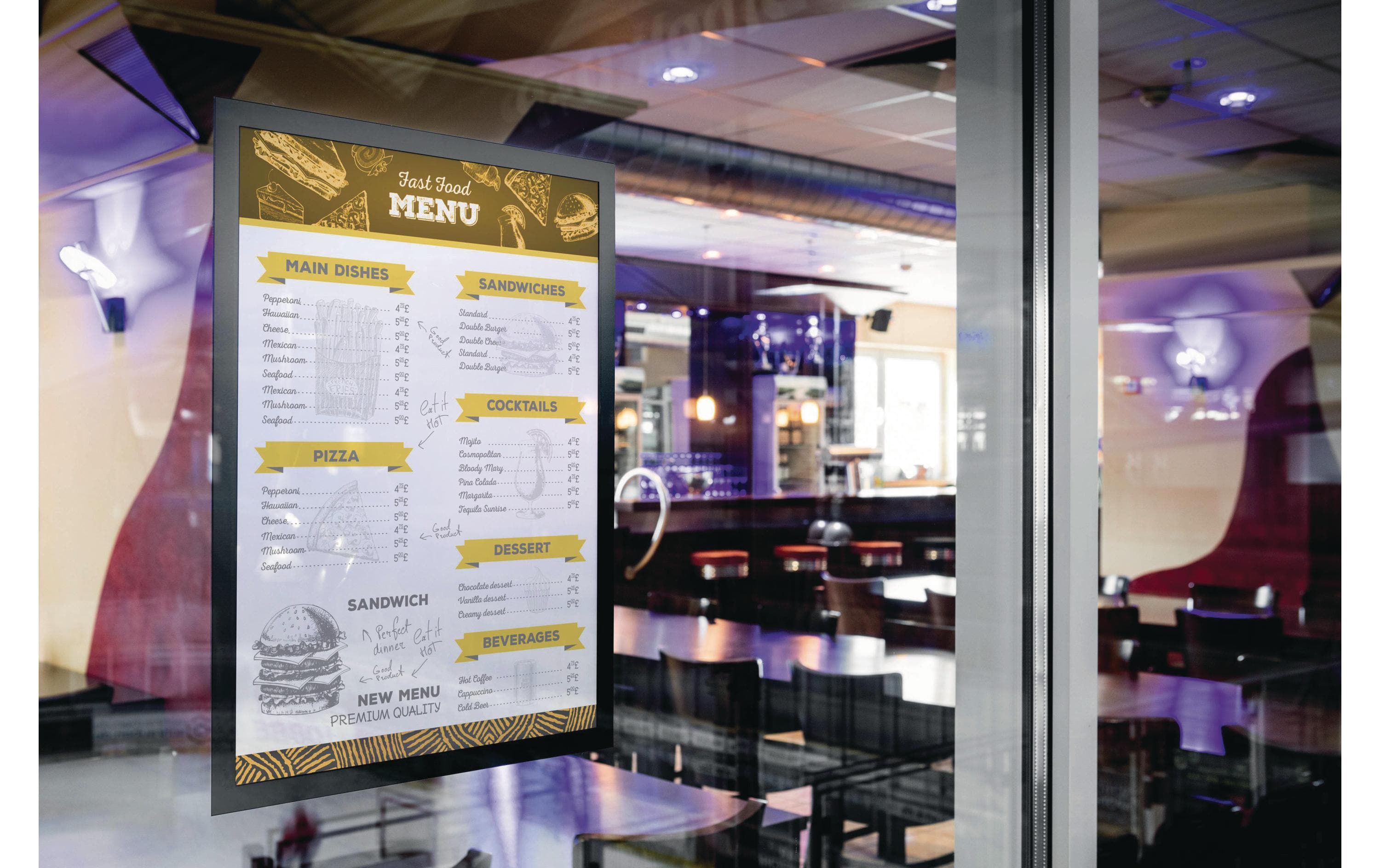 DURABLE Präsentationsrahmen Duraframe Sun A3 Schwarz DURABLE Präsentationsrahmen Duraframe Sun A3 Schwarz