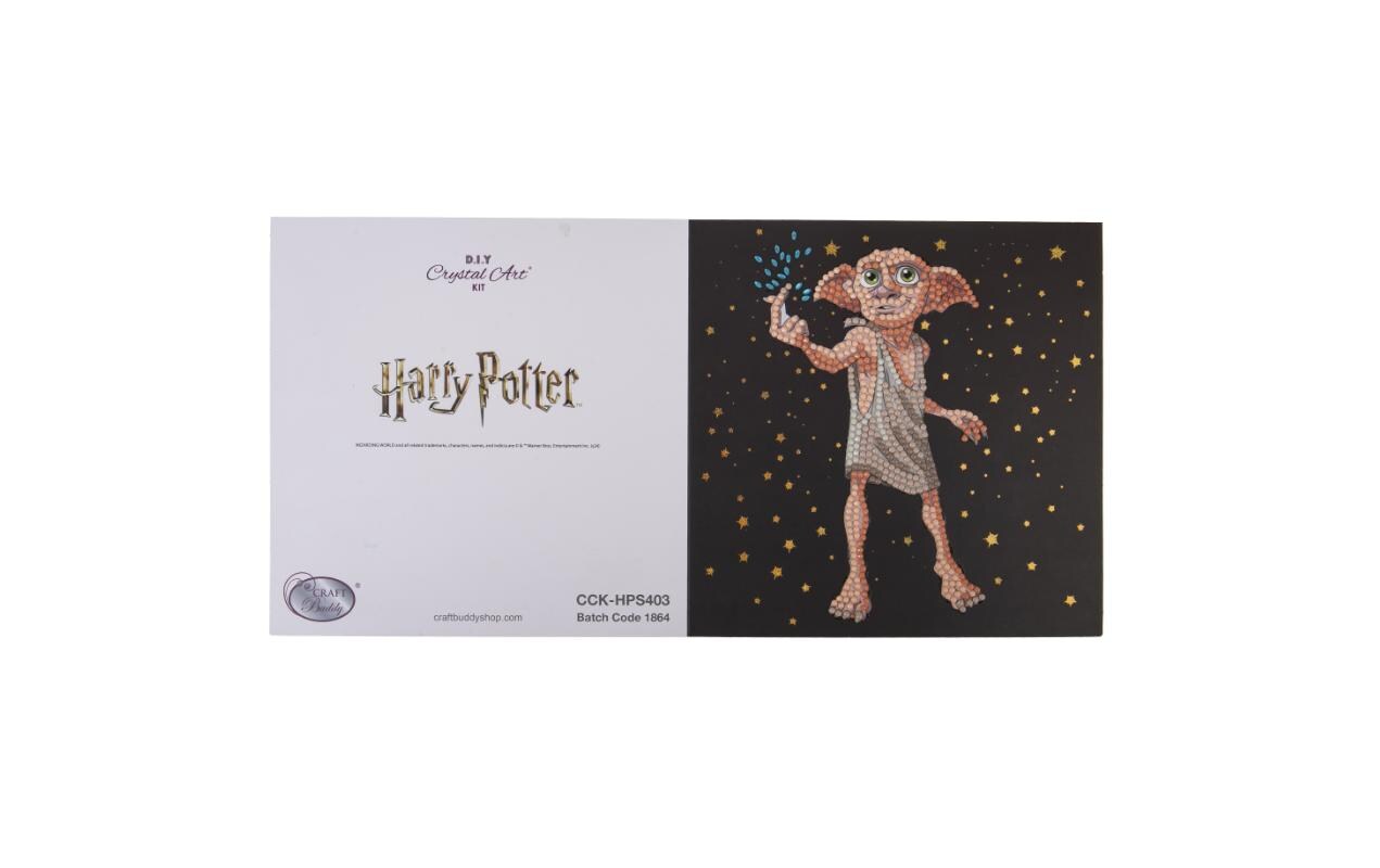 CRAFT Buddy Bastelset Crystal Art Card Dobby der Hauself
