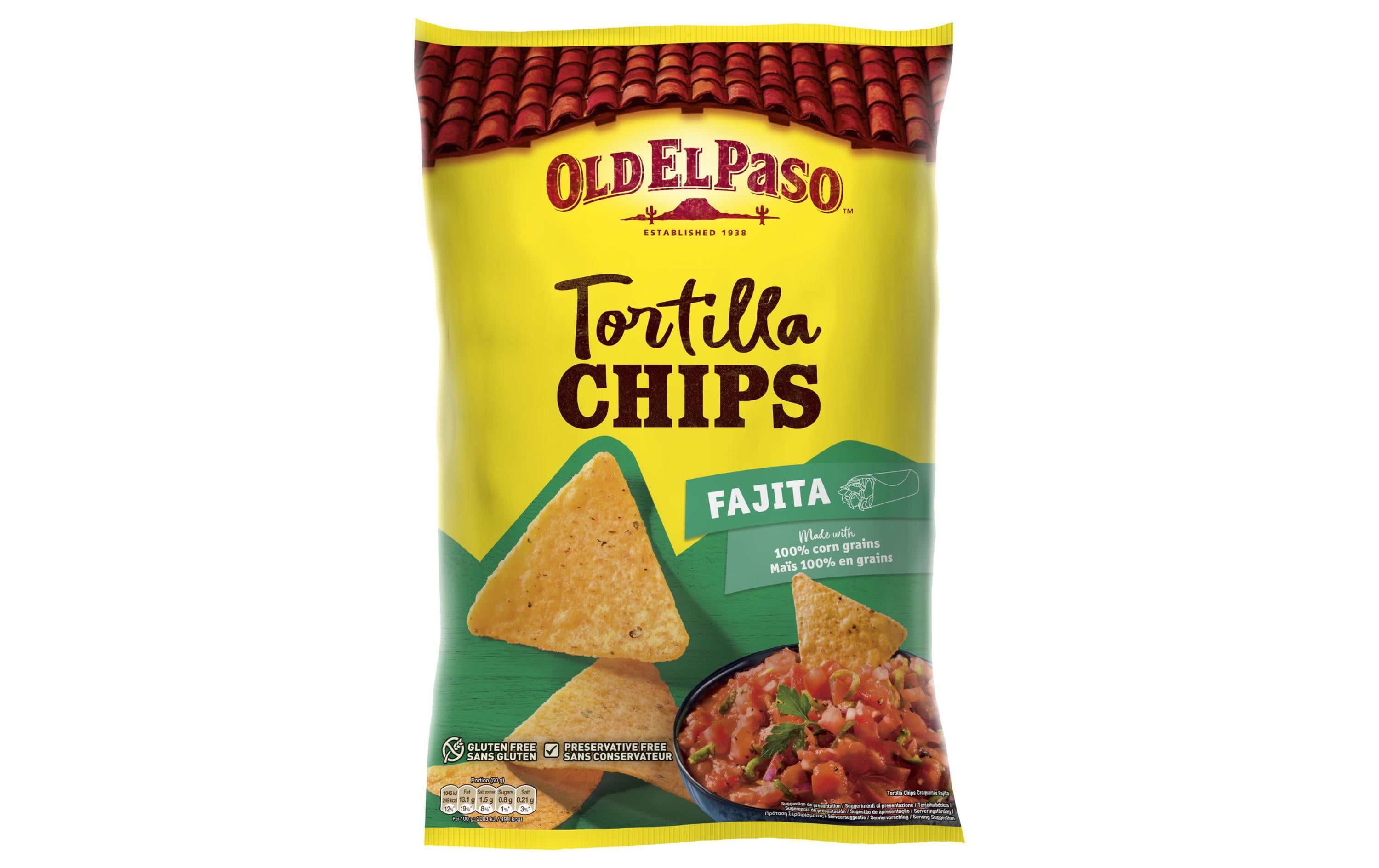 Old El Paso Tortilla Chips Fajita 185 g Old El Paso Tortilla Chips Fajita 185 g