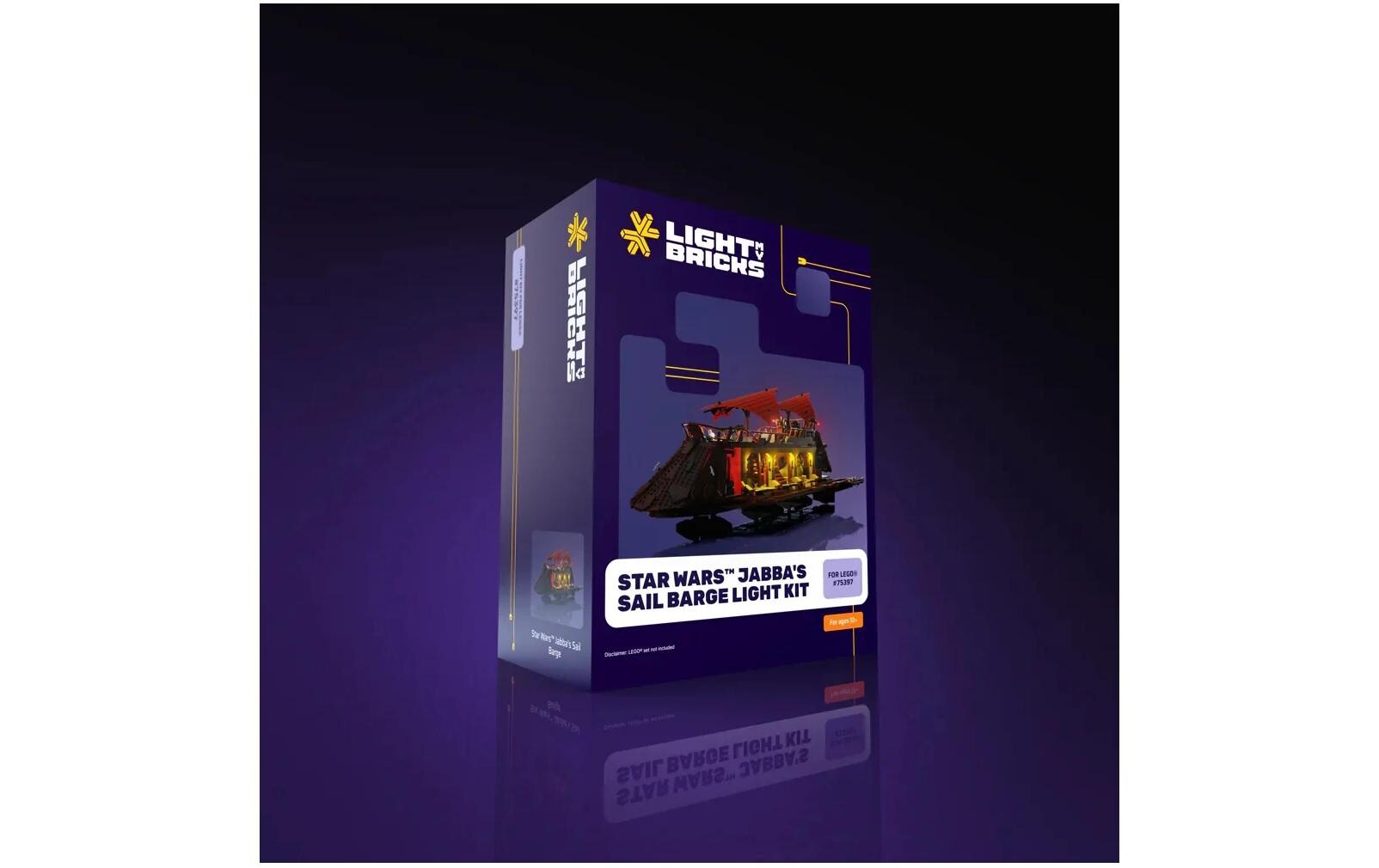 Light My Bricks LED-Licht-Set für LEGO® für 75397 SW – Jabbas Segelbarke