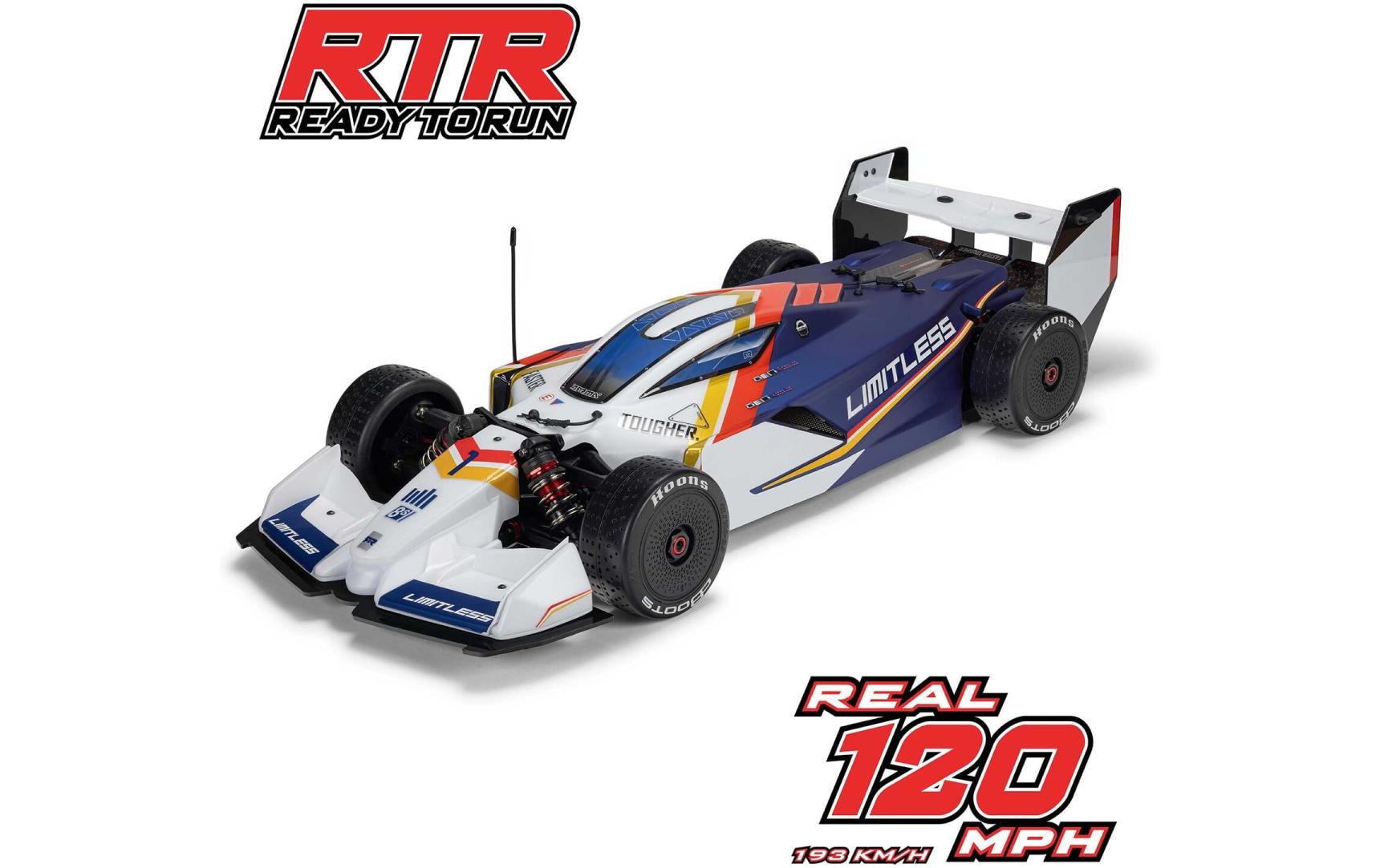 Arrma Formel 1 Limitless 8s ARTR 1:7 - Blau / Weiss