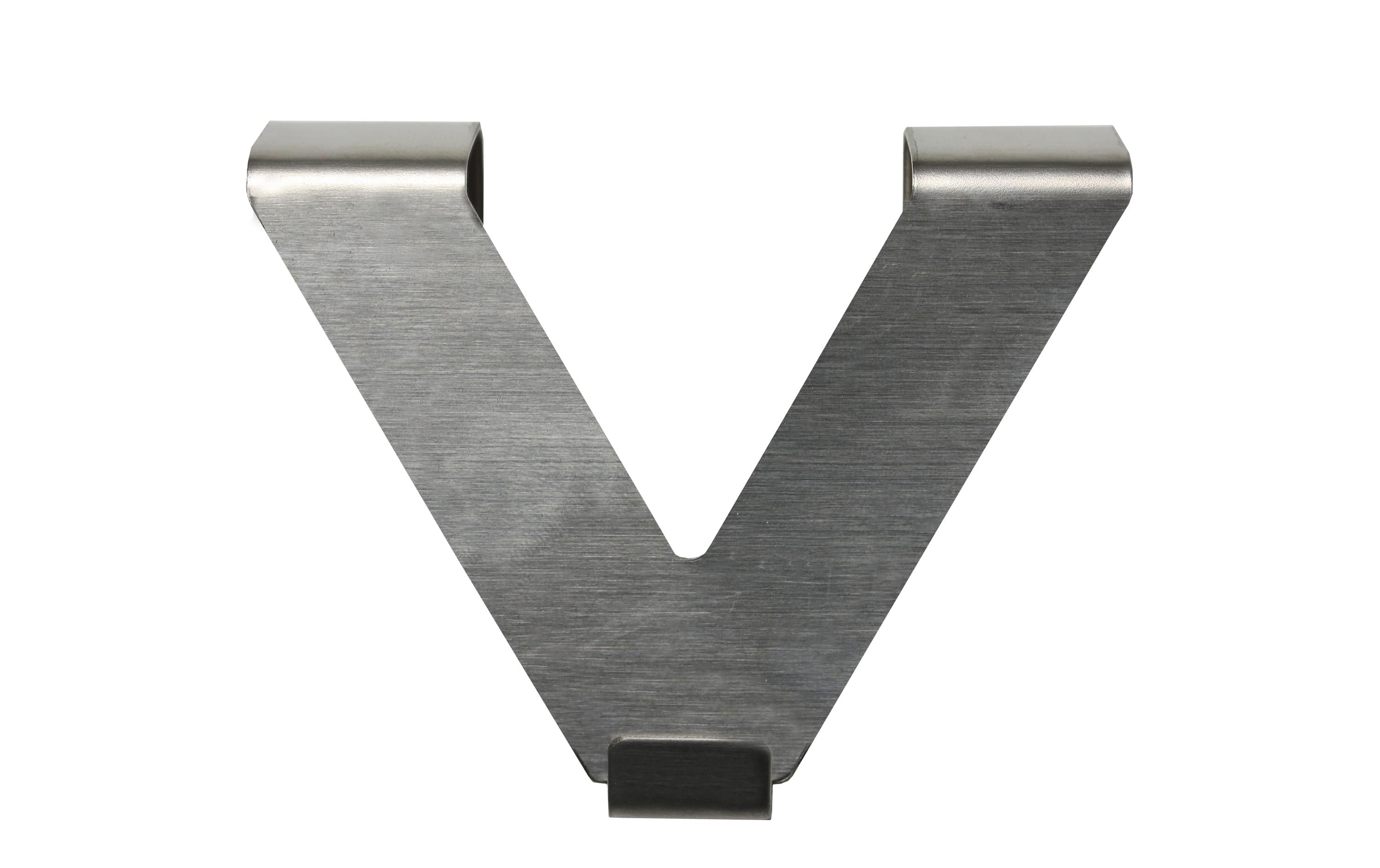 Gardinia Haken in Edelstahl-Optik, 2-er Pack