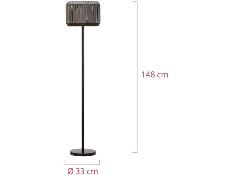 Pauleen Stehleuchte Solar Sunshine Elegance, Schwarz Pauleen Stehleuchte Solar Sunshine Elegance, Schwarz