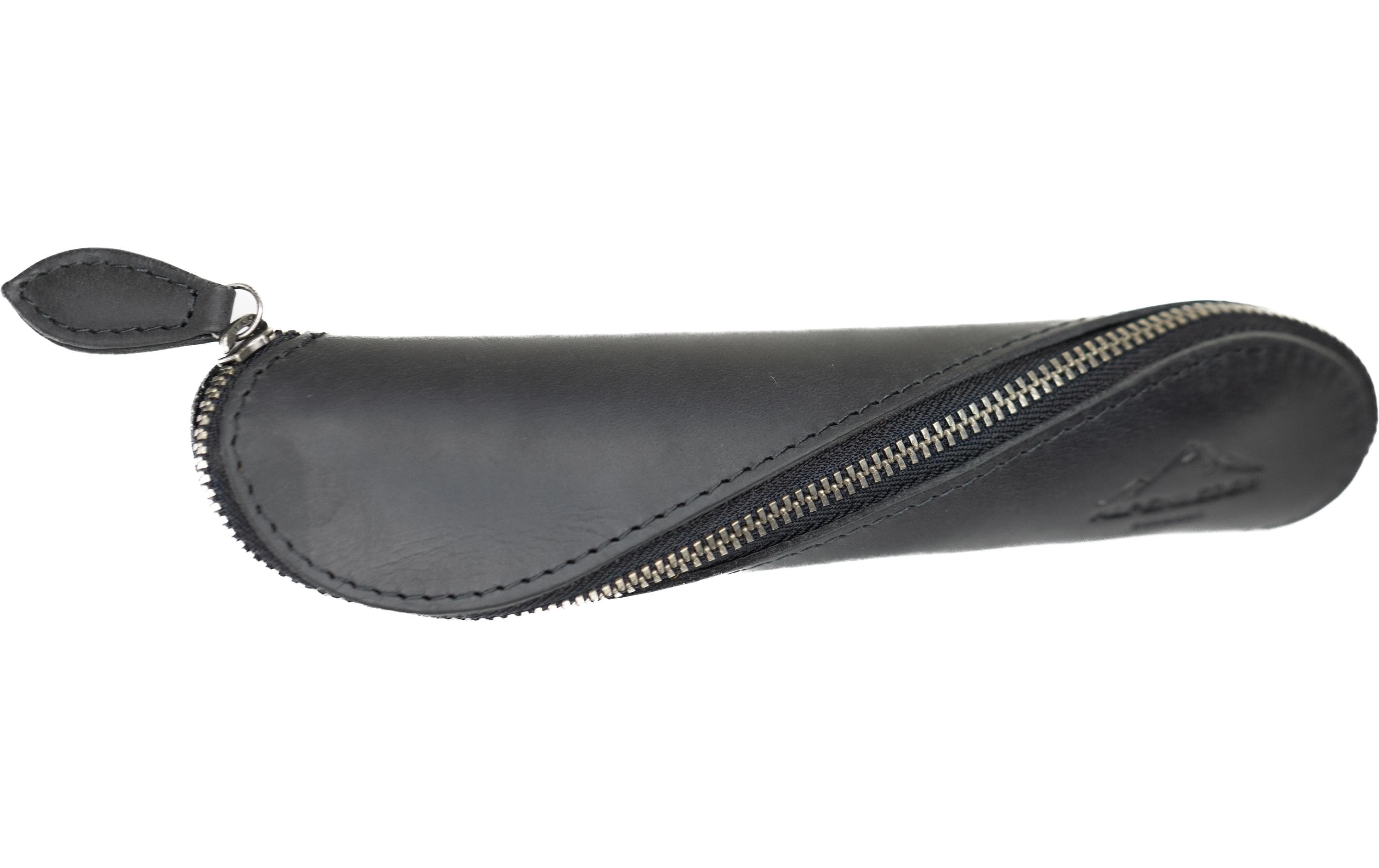 Alpenleder Stifteetui Drahdi, Leder, Schwarz