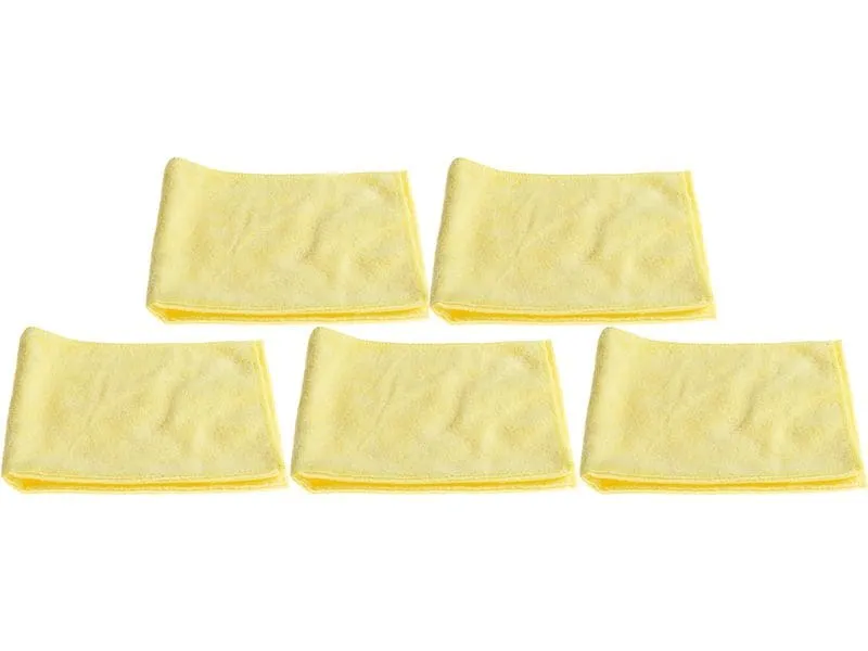 Edi Baur Mikrofaser-Reinigungstuch Universal 5 Stück, Gelb Edi Baur Mikrofaser-Reinigungstuch Universal 5 Stück, Gelb