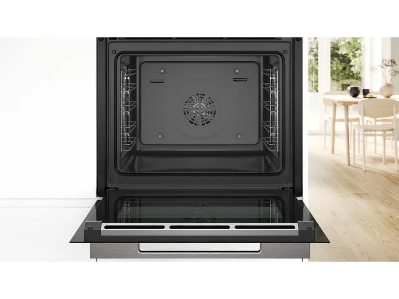 Bosch Einbaubackofen HBG7341B1 Schwarz A+