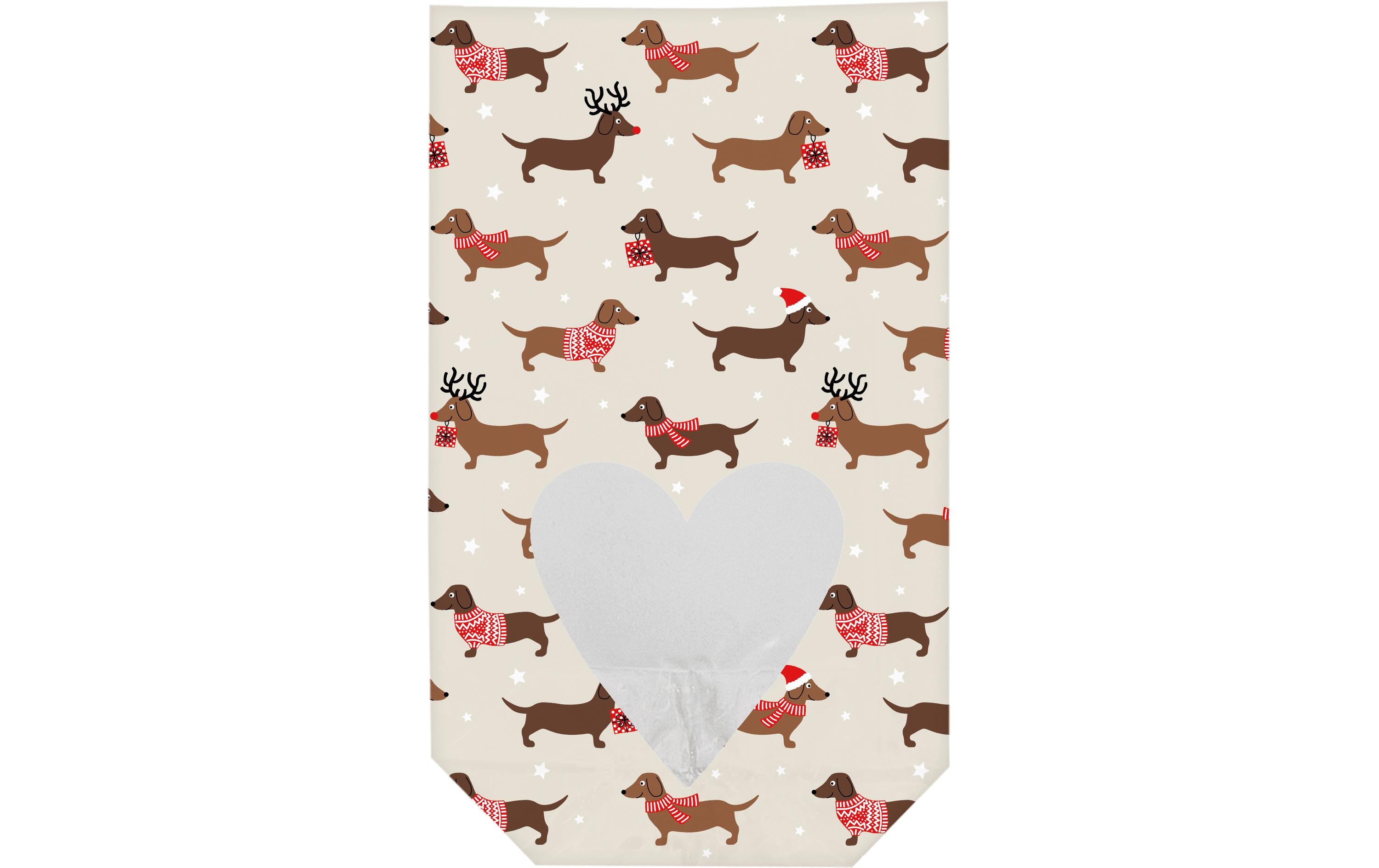 Braun + Company Klarsichtbeutel, Dackel, 11.5 x 19 cm, 10 Stk