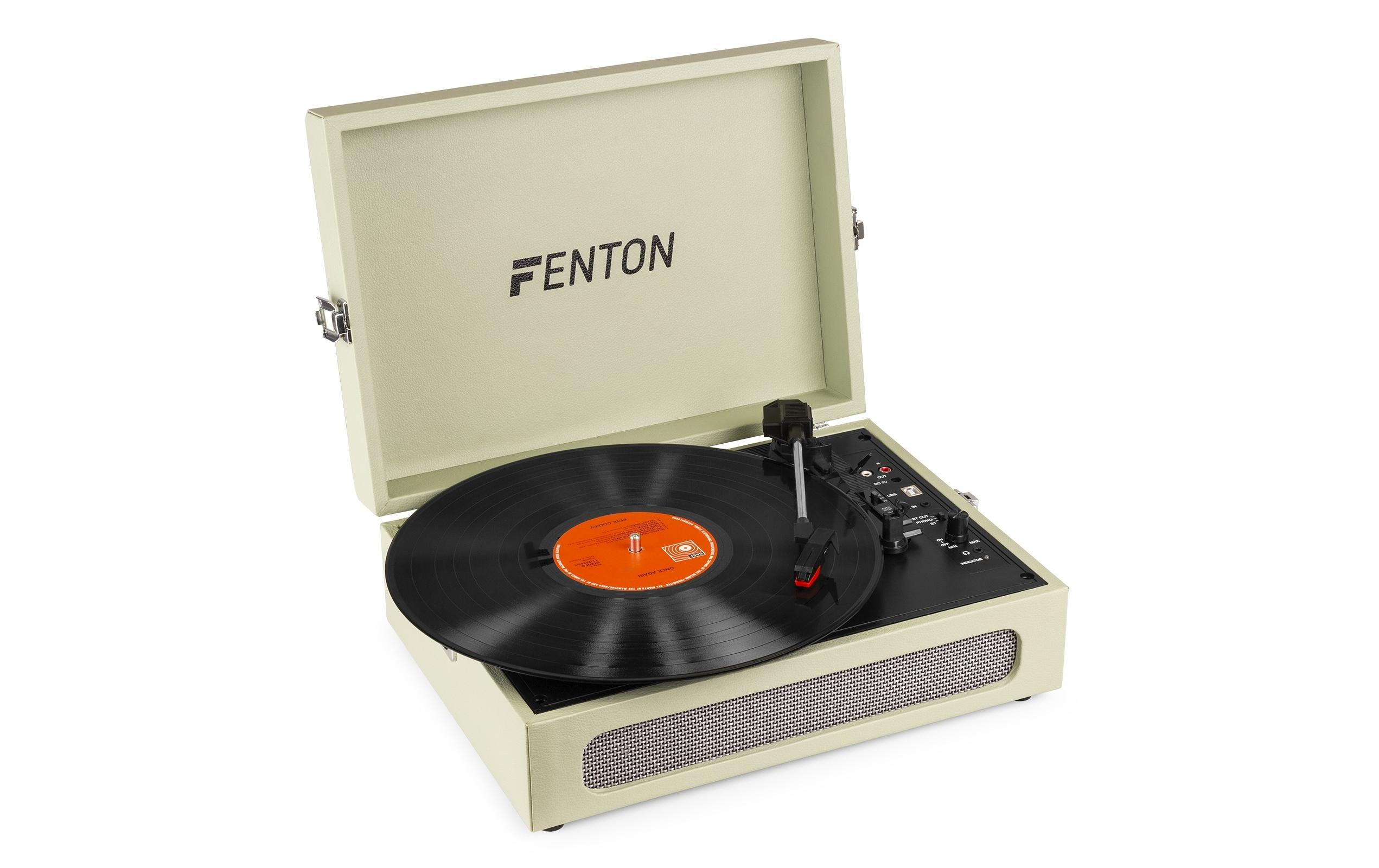 Fenton Plattenspieler mit Bluetooth RP118X Grün