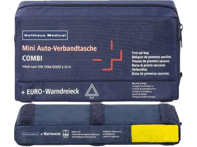Holthaus Medical Verbandtasche Mini Erste Hilfe, 3 in 1