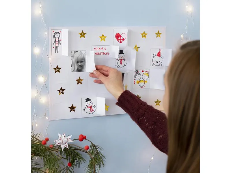 Creativ Company Adventskalender Uni 5 Stück Creativ Company Adventskalender Uni 5 Stück