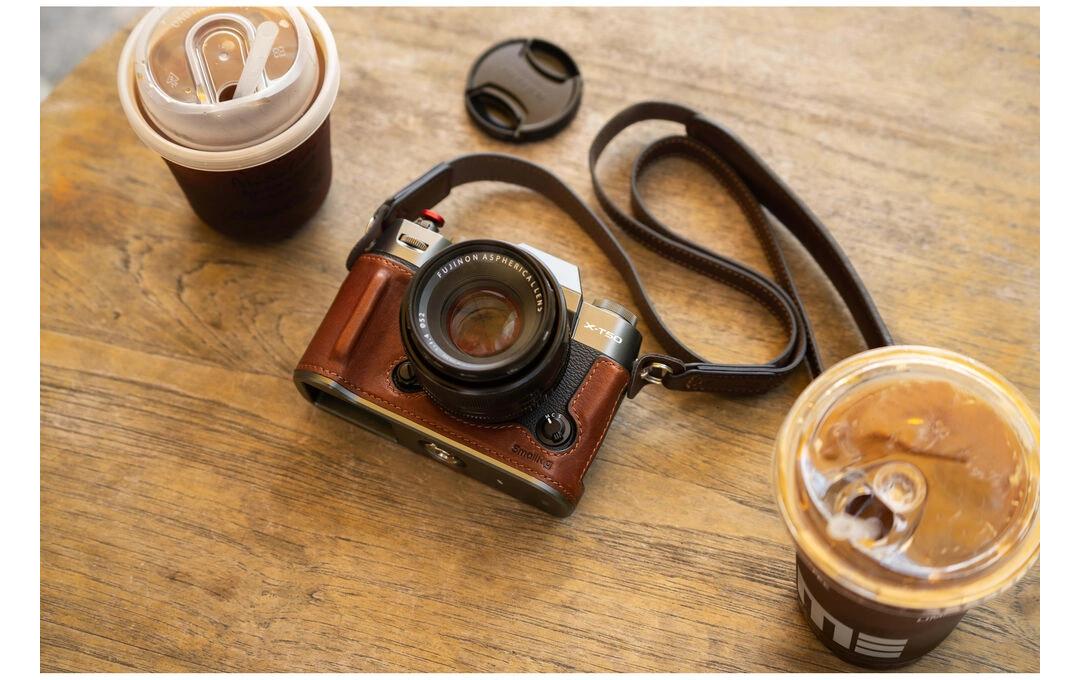 Smallrig Leder-Halbtaschen-Kit für FUJIFILM X-T50 Braun