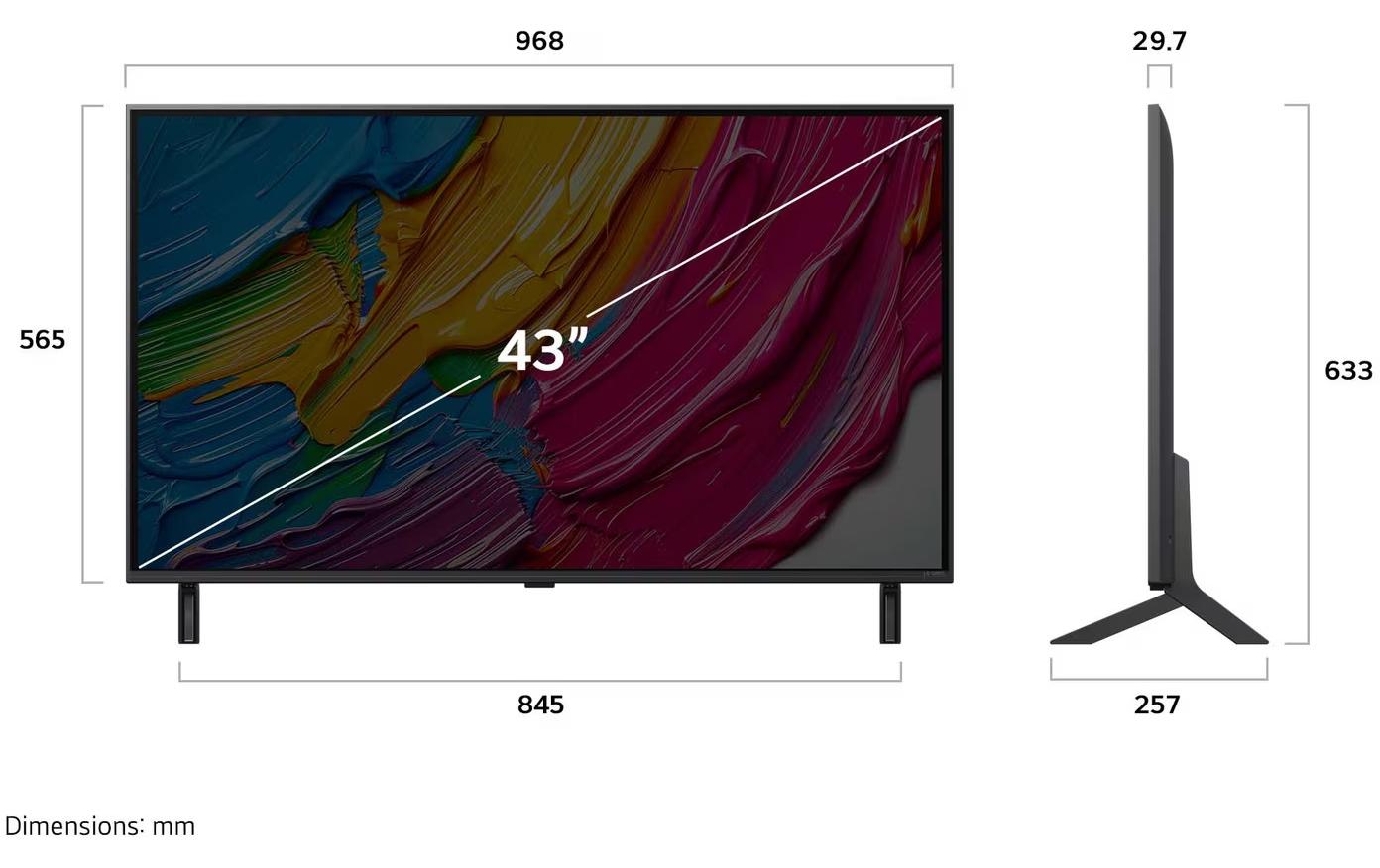 LG TV 43QNED80A6A 43, 3840 x 2160 (Ultra HD 4K), QNED LG TV 43QNED80A6A 43, 3840 x 2160 (Ultra HD 4K), QNED