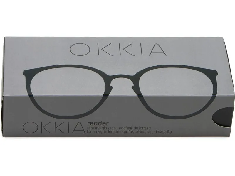 OKKIA Lesebrille Bologna Black, 1,50
