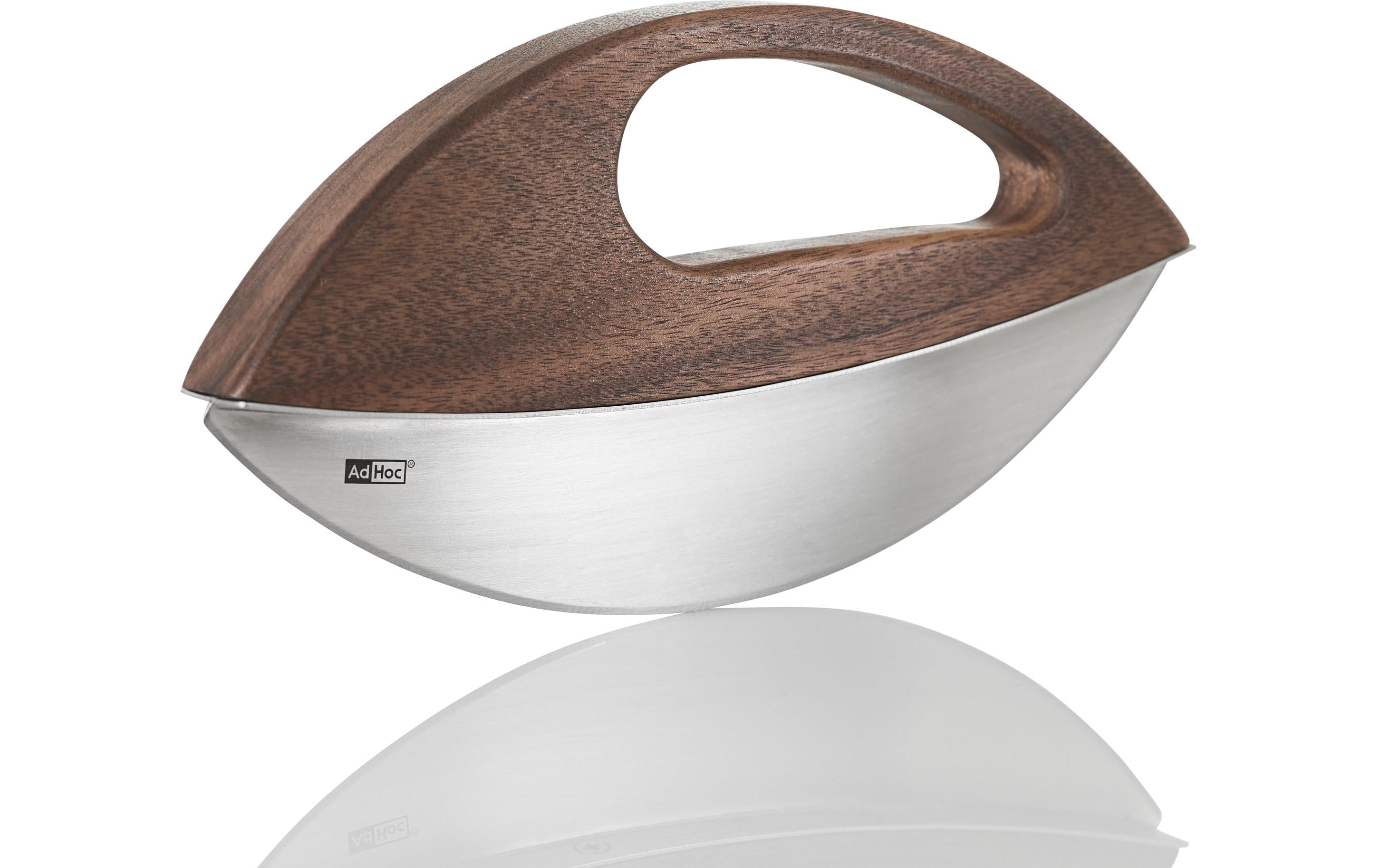 AdHoc Kräutermesser Wave 23.2 cm, Braun