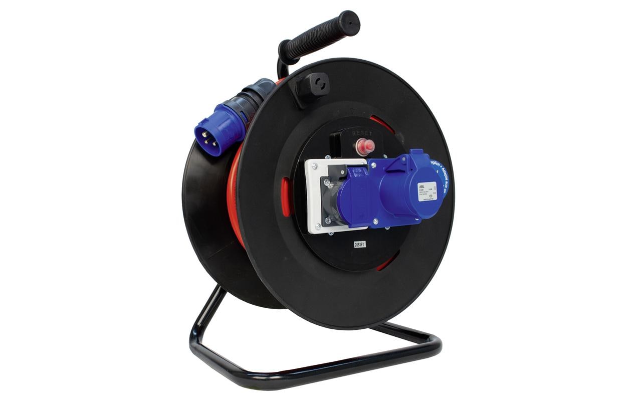 STEFFEN Kabelrolle GR1 40 m CEE16/3 + T23, Schwarz STEFFEN Kabelrolle GR1 40 m CEE16/3 + T23, Schwarz