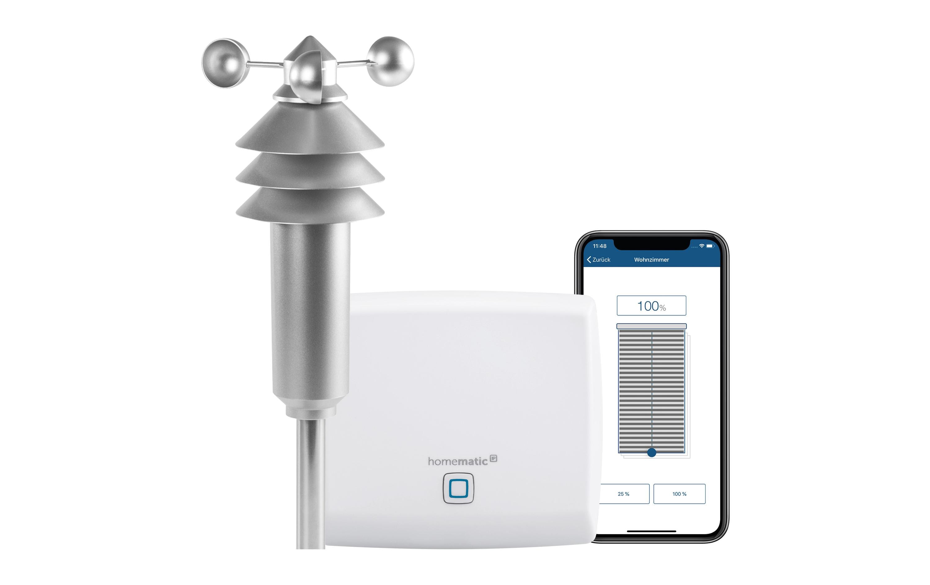 Homematic IP Smart Home Starter Set Wettersensor Basic
