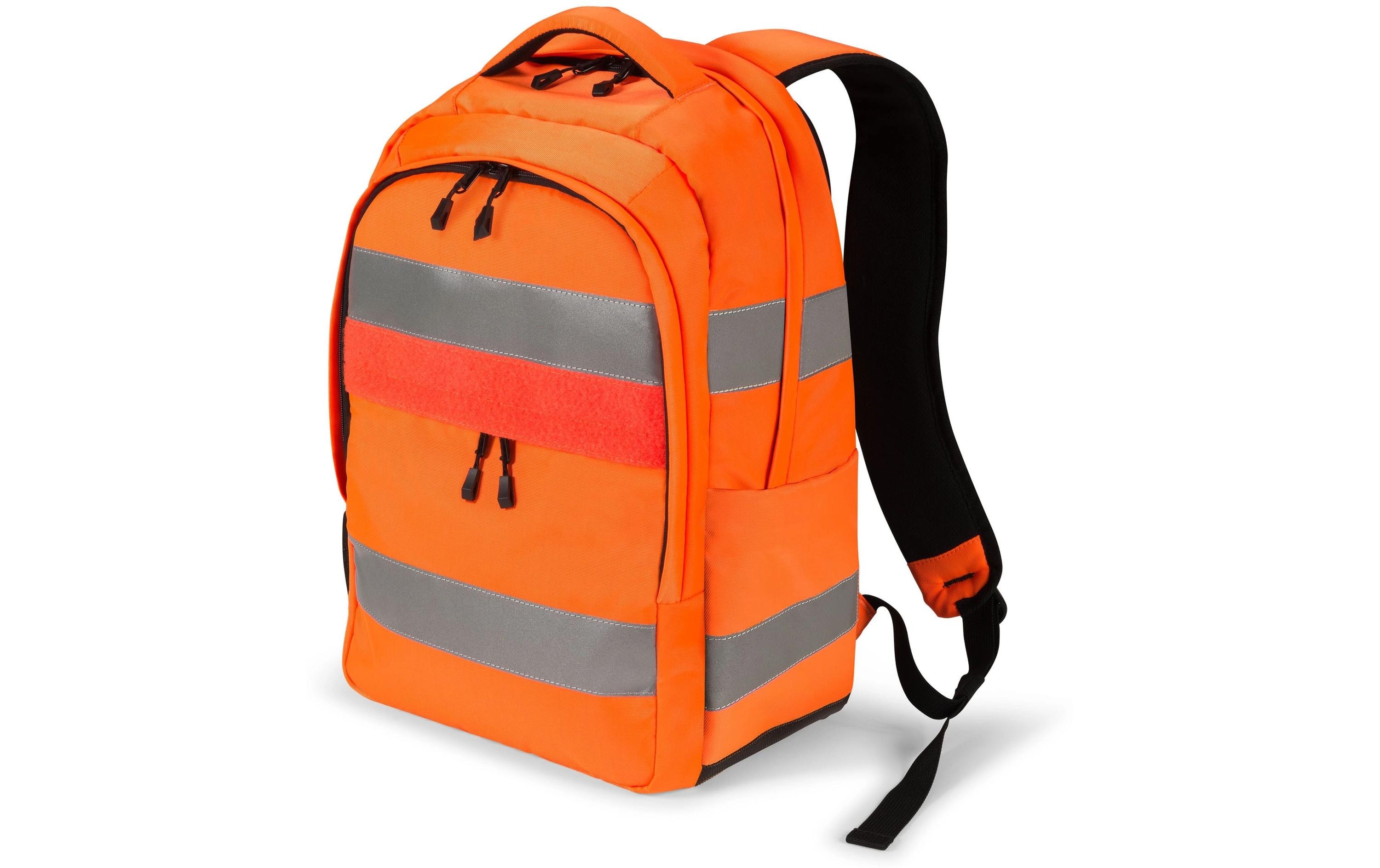 DICOTA Rucksack Hi-Vis V2 Orange, 15.6 DICOTA Rucksack Hi-Vis V2 Orange, 15.6