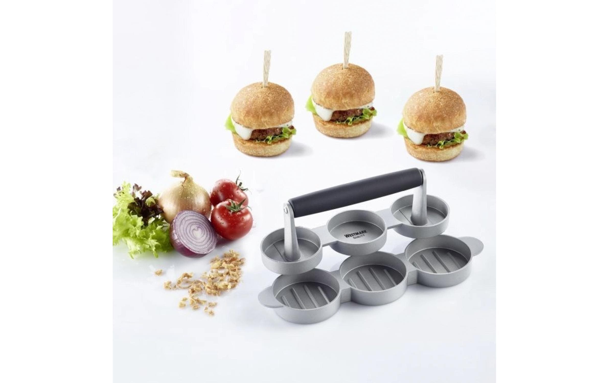 Westmark Burgerpresse Mini-Trio 8 cm