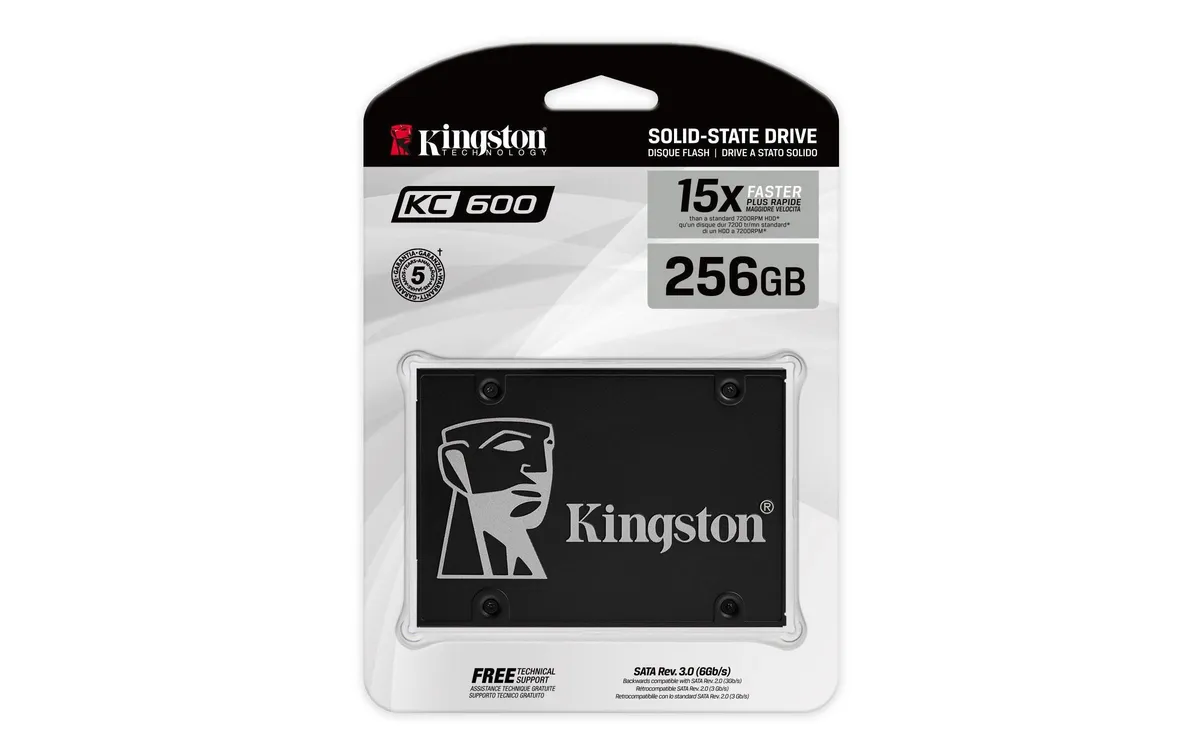 Kingston SSD KC600 2.5 SATA 256 GB