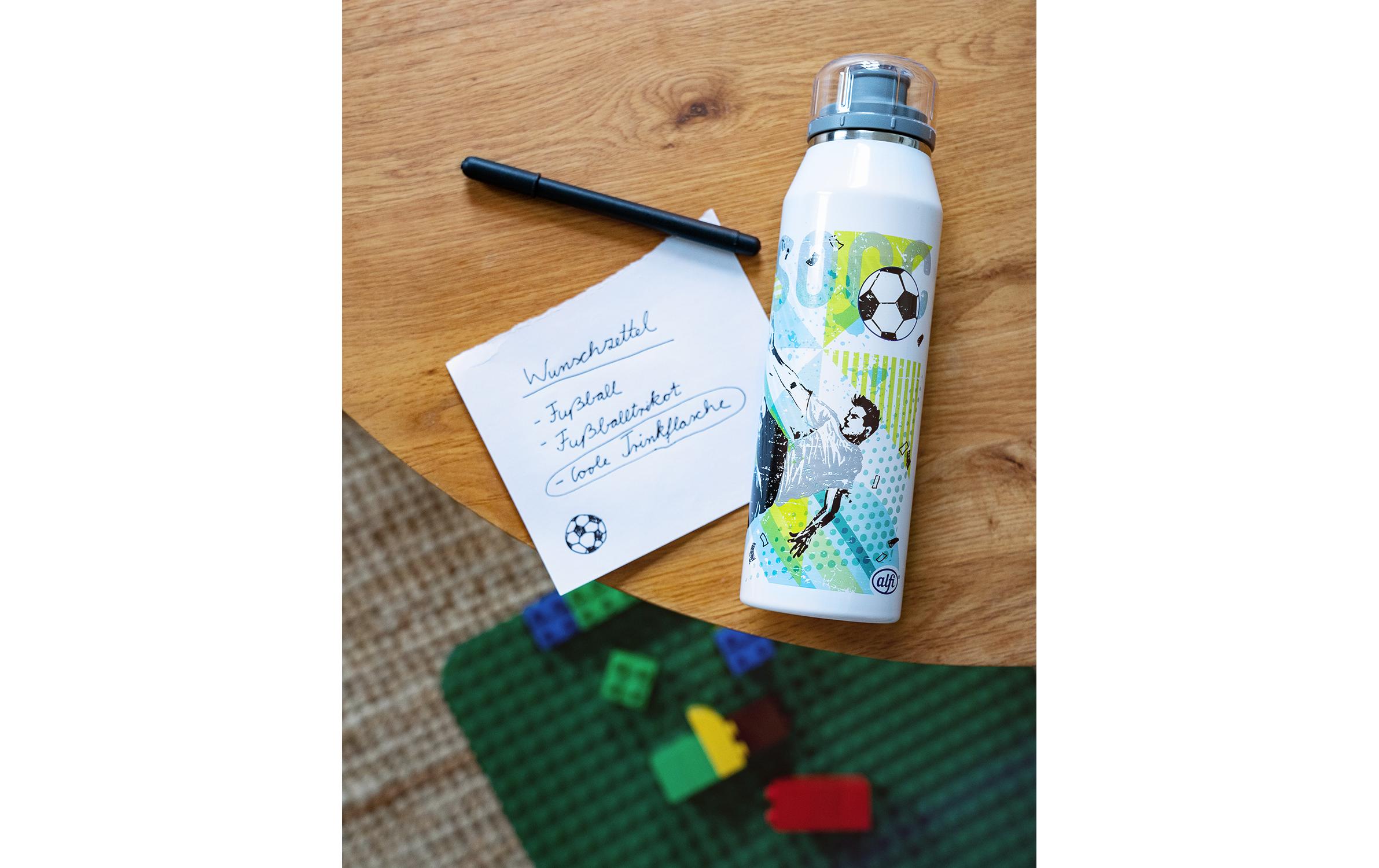 Alfi Thermosflasche Kids Goal 500 ml, Weiss