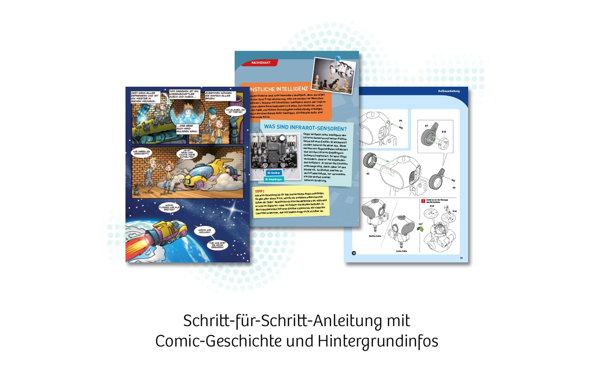 Kosmos Experimentierkasten Chipz – Dein intelligenter Roboter