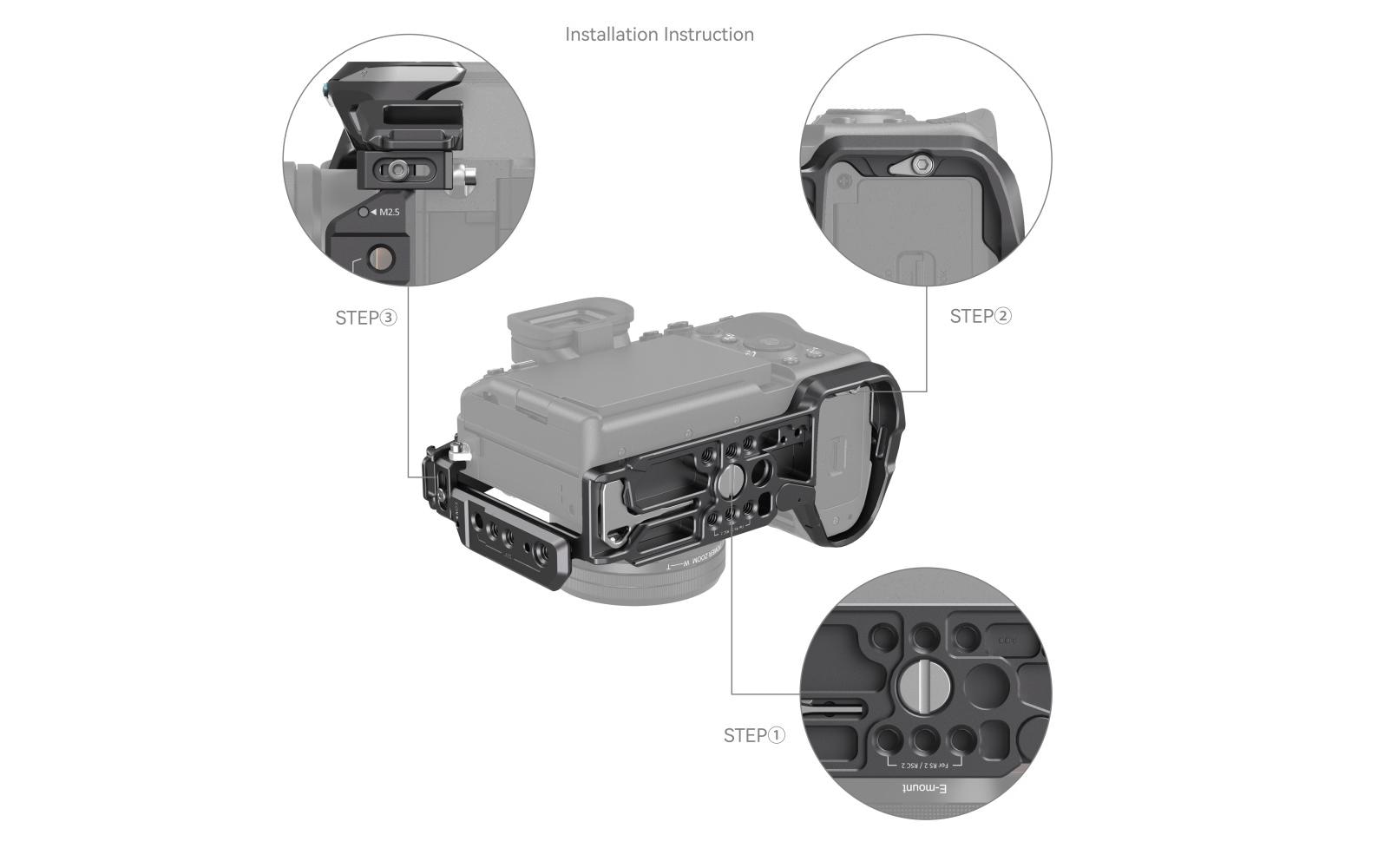 Smallrig Cage Rhinoceros Kit Sony Alpha 7R V / 7 IV / 7S III