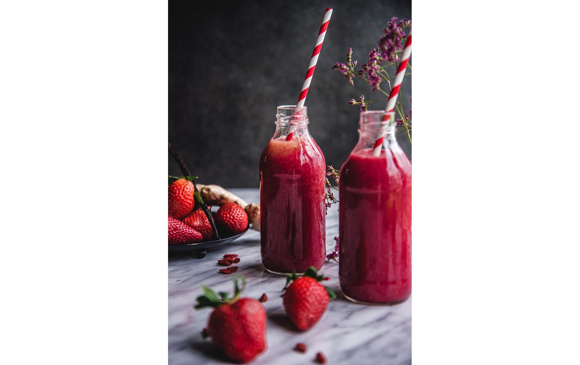 Partydeco Strohhalm 19.5 cm, 10 Stück, Rot/Weiss