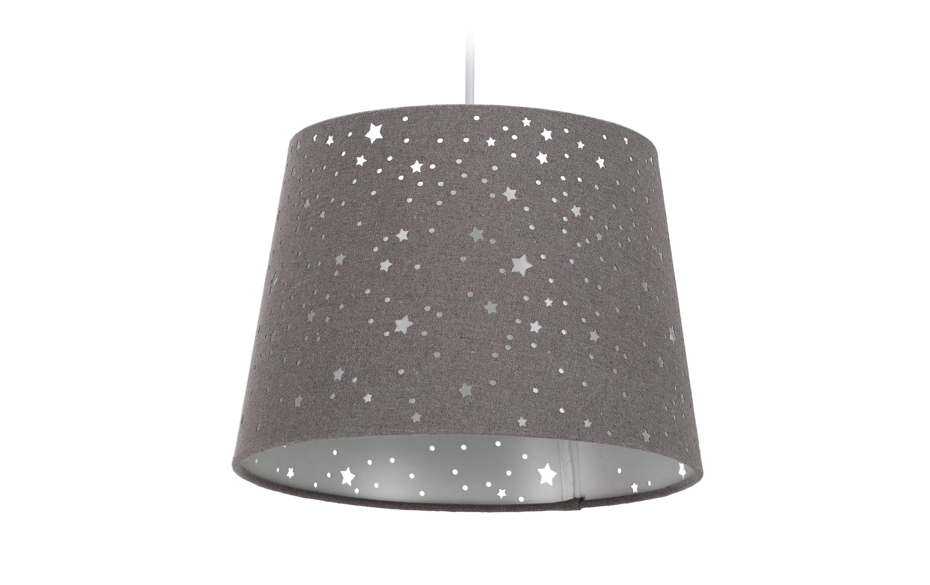 relaxdays Hängelampe Sterne Grau relaxdays Hängelampe Sterne Grau